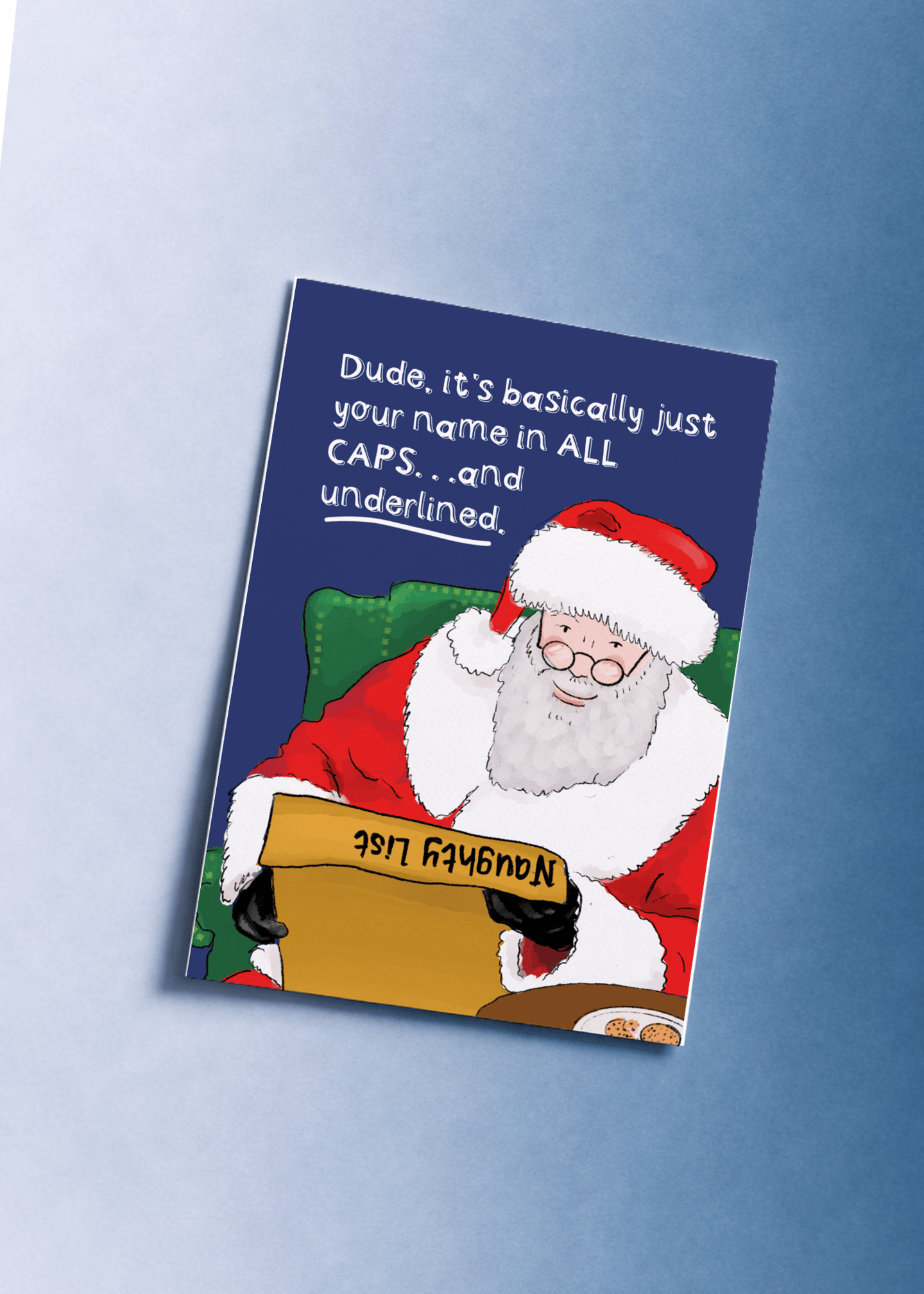 Santa's Naughty List mockup 1