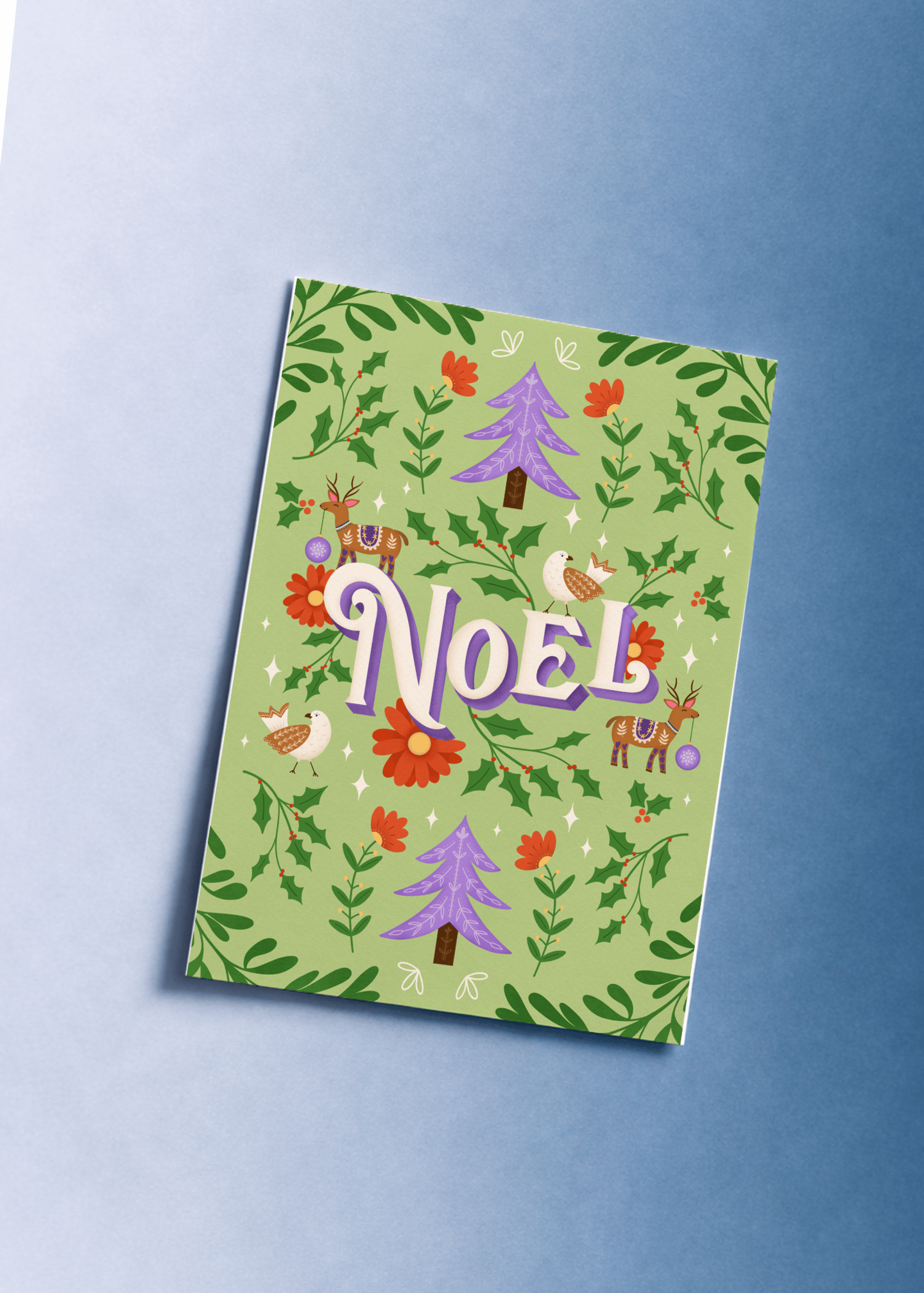 Whimsical Noel Greetings mockup 1