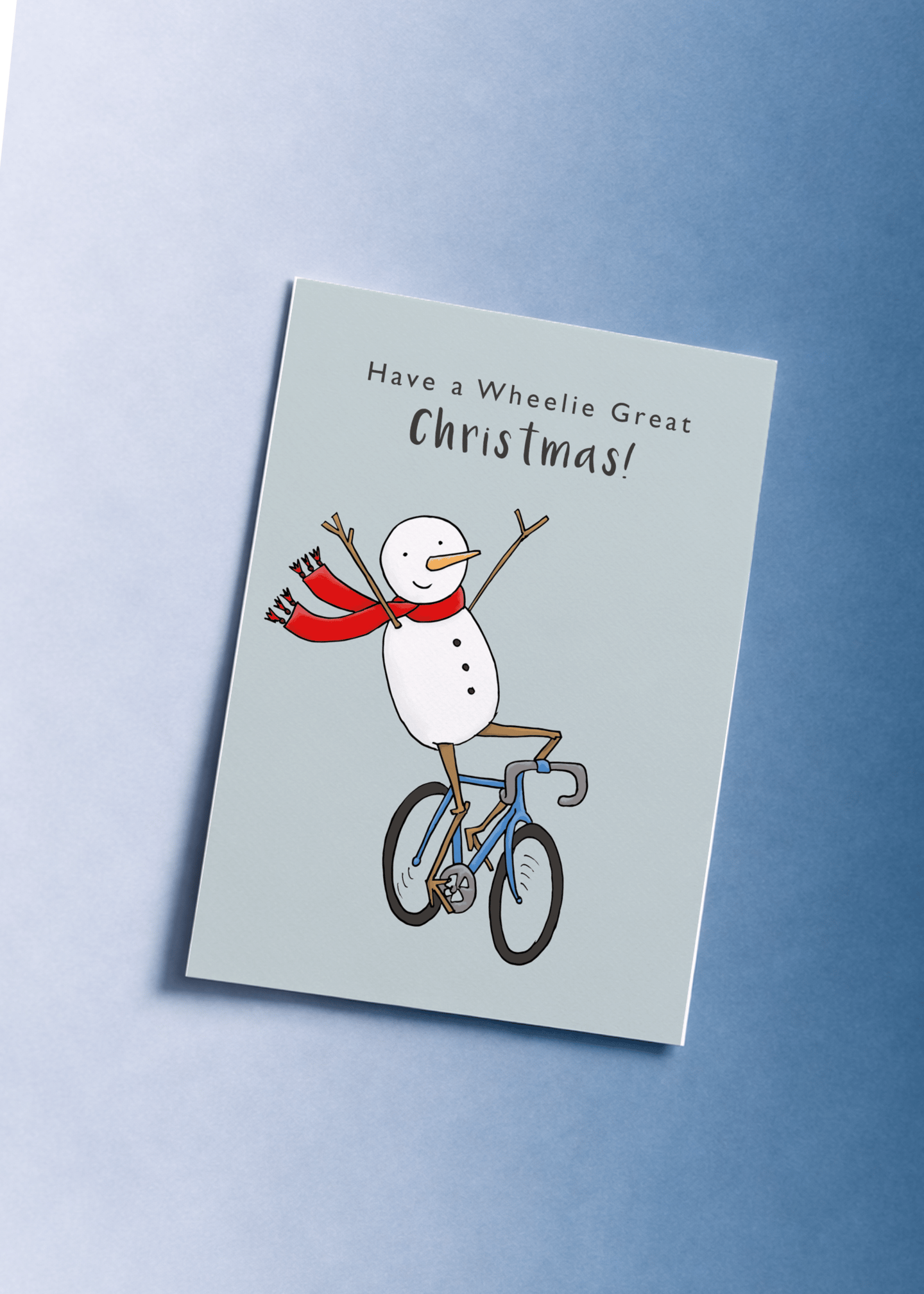 Have a Wheelie Great Christmas! mockup 1