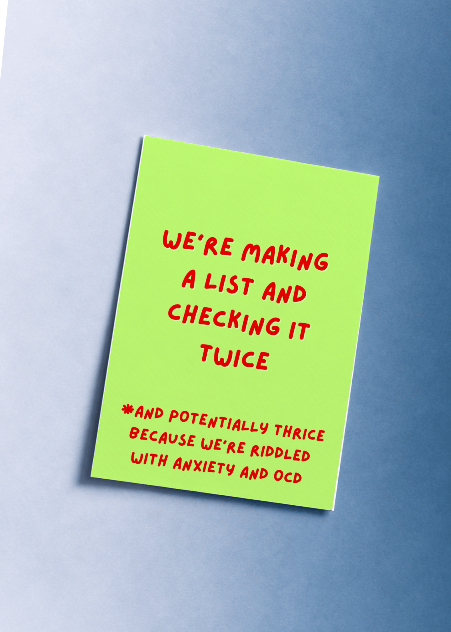 Potentially Making A List Thrice mockup 1