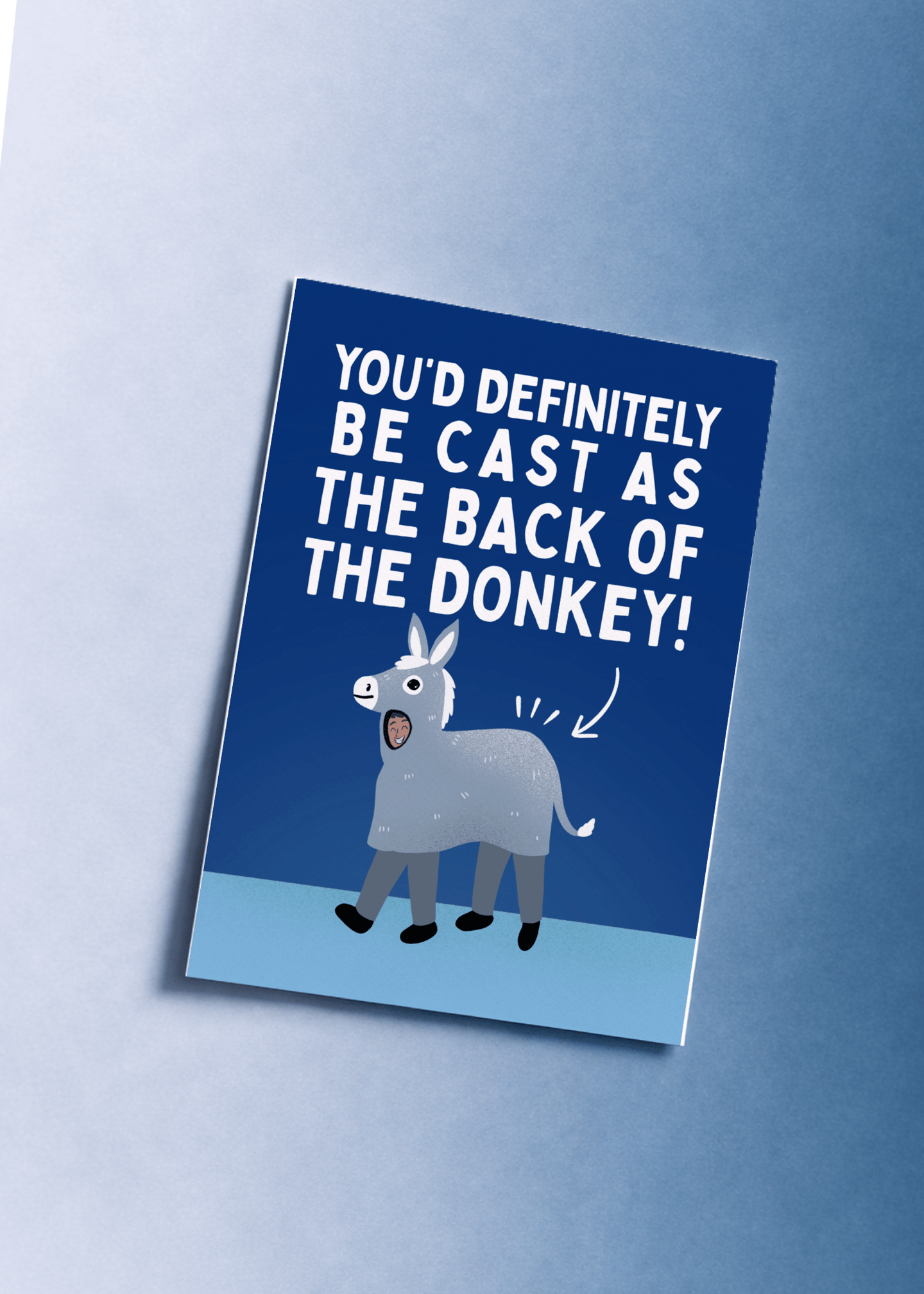Cast as the Back of the Donkey! mockup 1