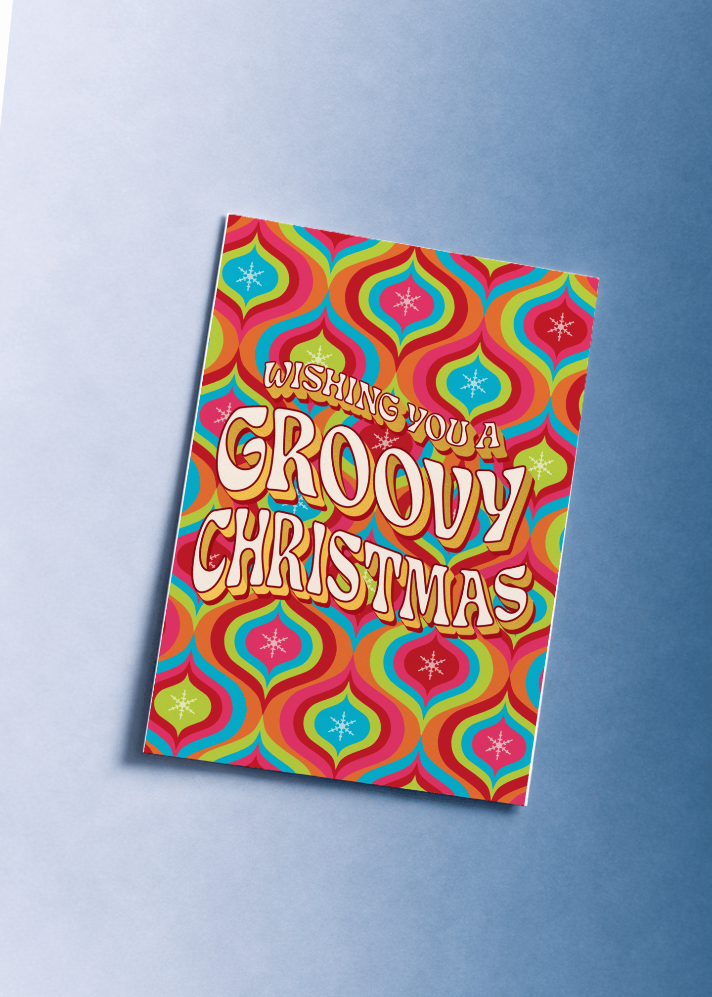 Wishing You a Groovy Christmas mockup 1