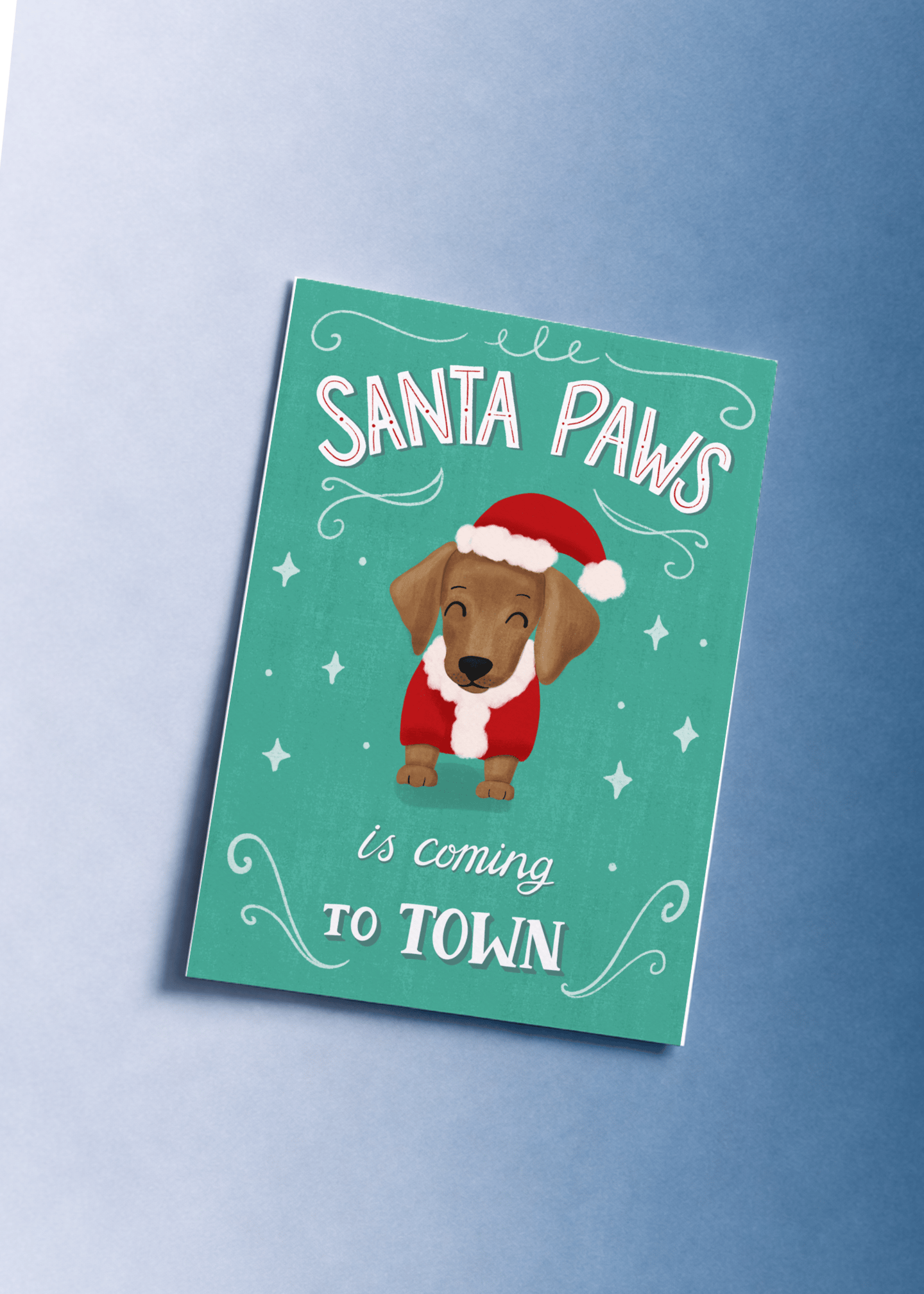 Santa Paws is Coming to Town mockup 1