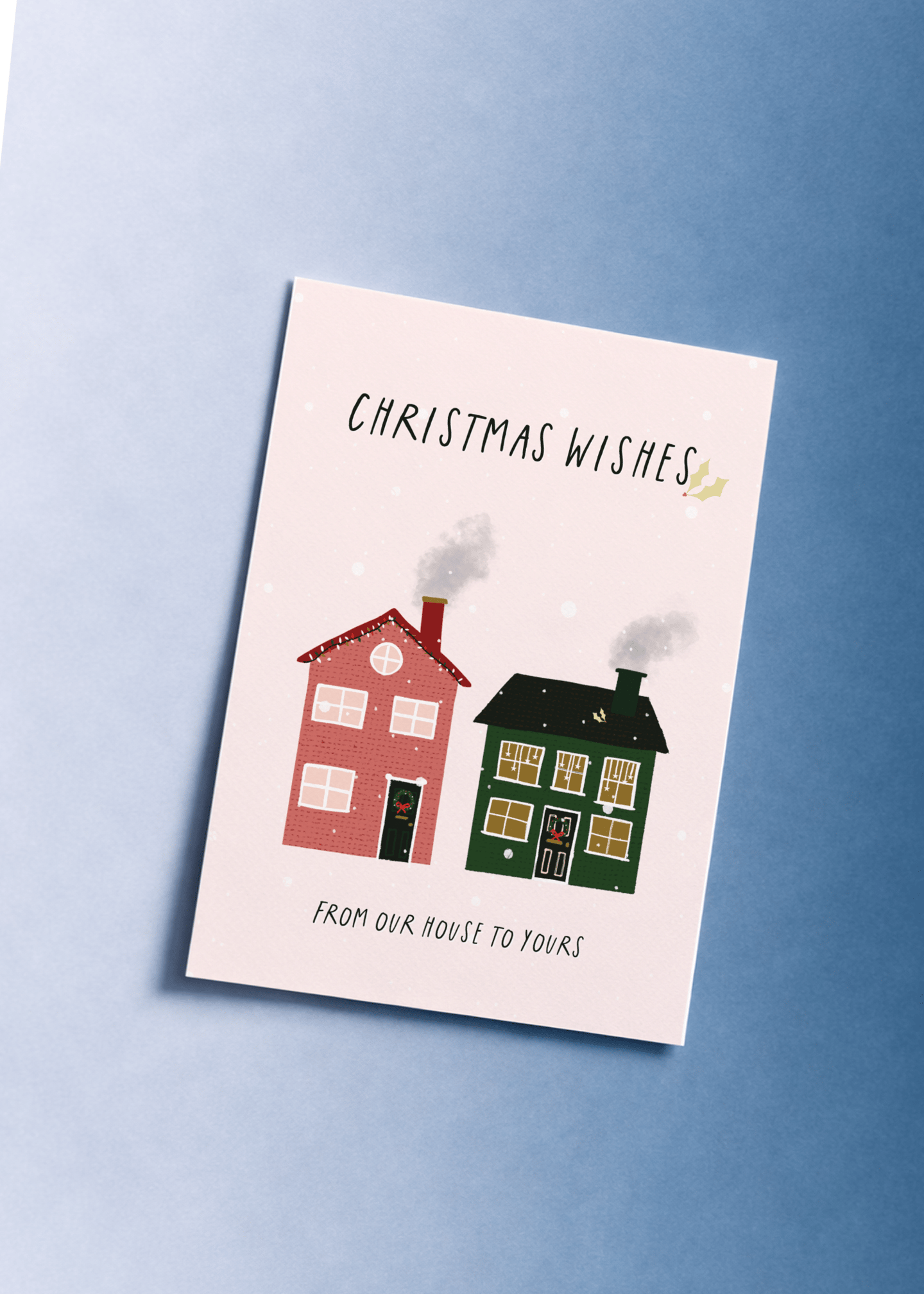 Christmas Wishes - From Our House to Yours mockup 1