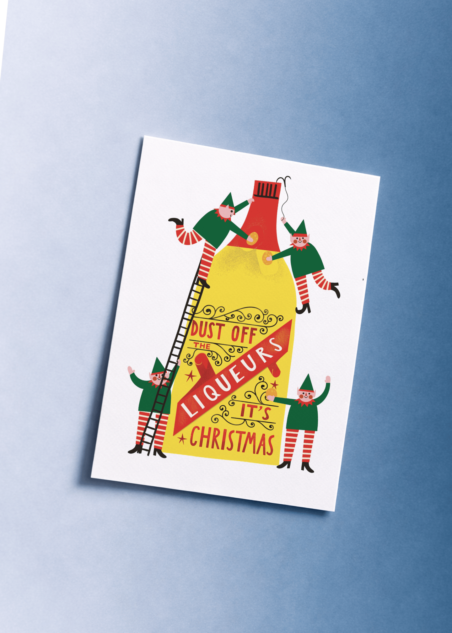 Dust Off the Liqueurs, It's Christmas mockup 1