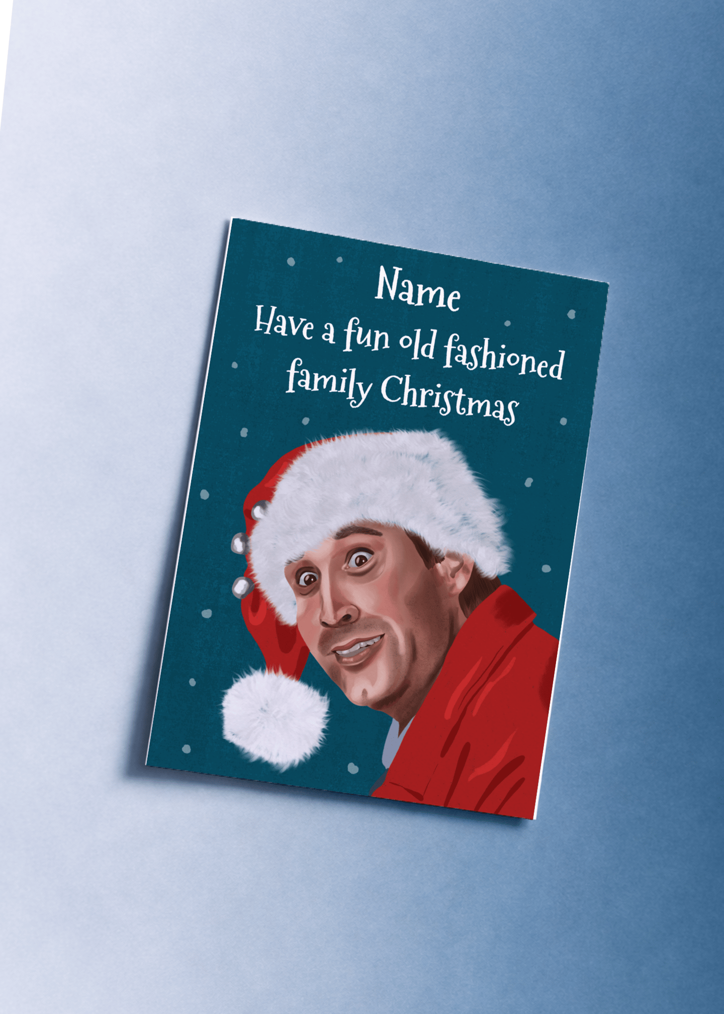 Old-Fashioned Family Christmas mockup 1