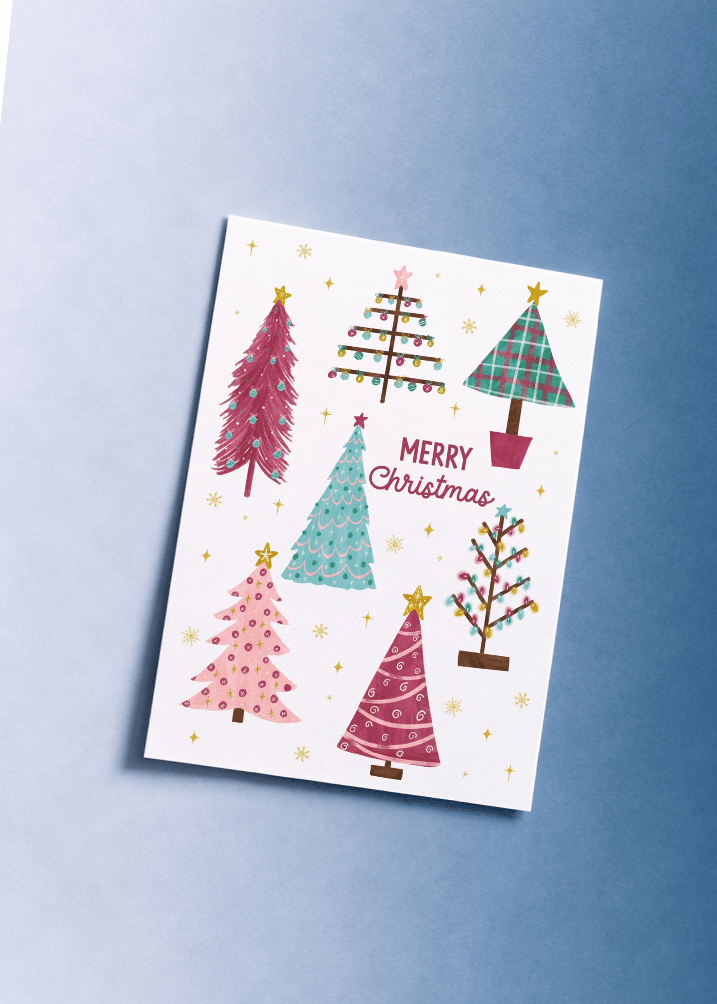 Whimsical Christmas Trees mockup 1