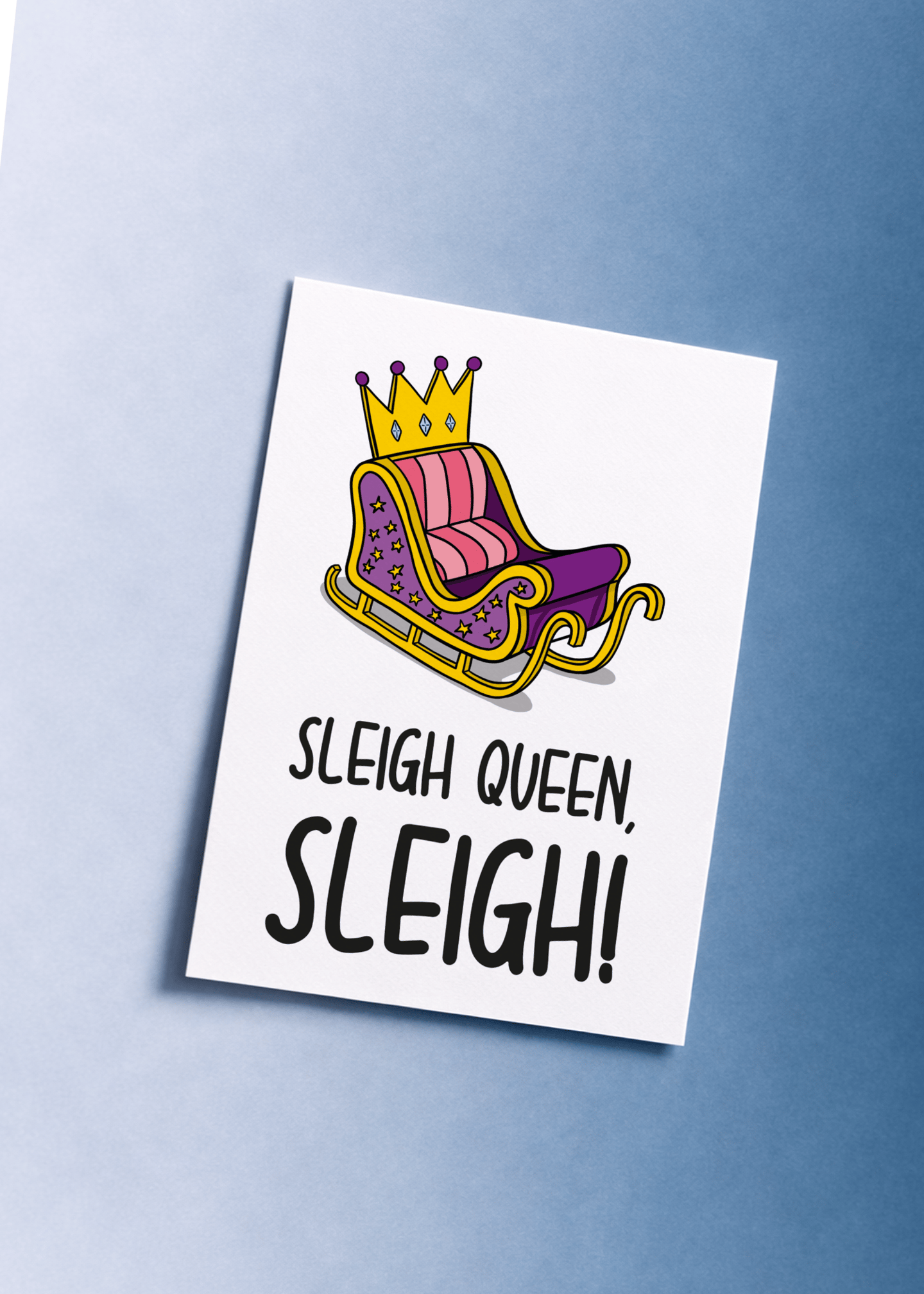 Sleigh Queen Christmas mockup 1
