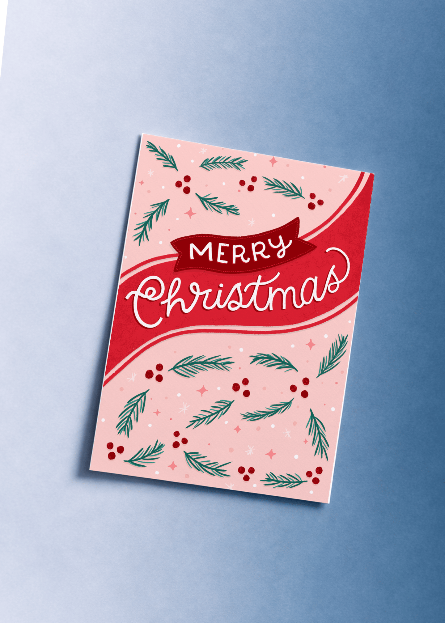 Merry Christmas Garland mockup 1