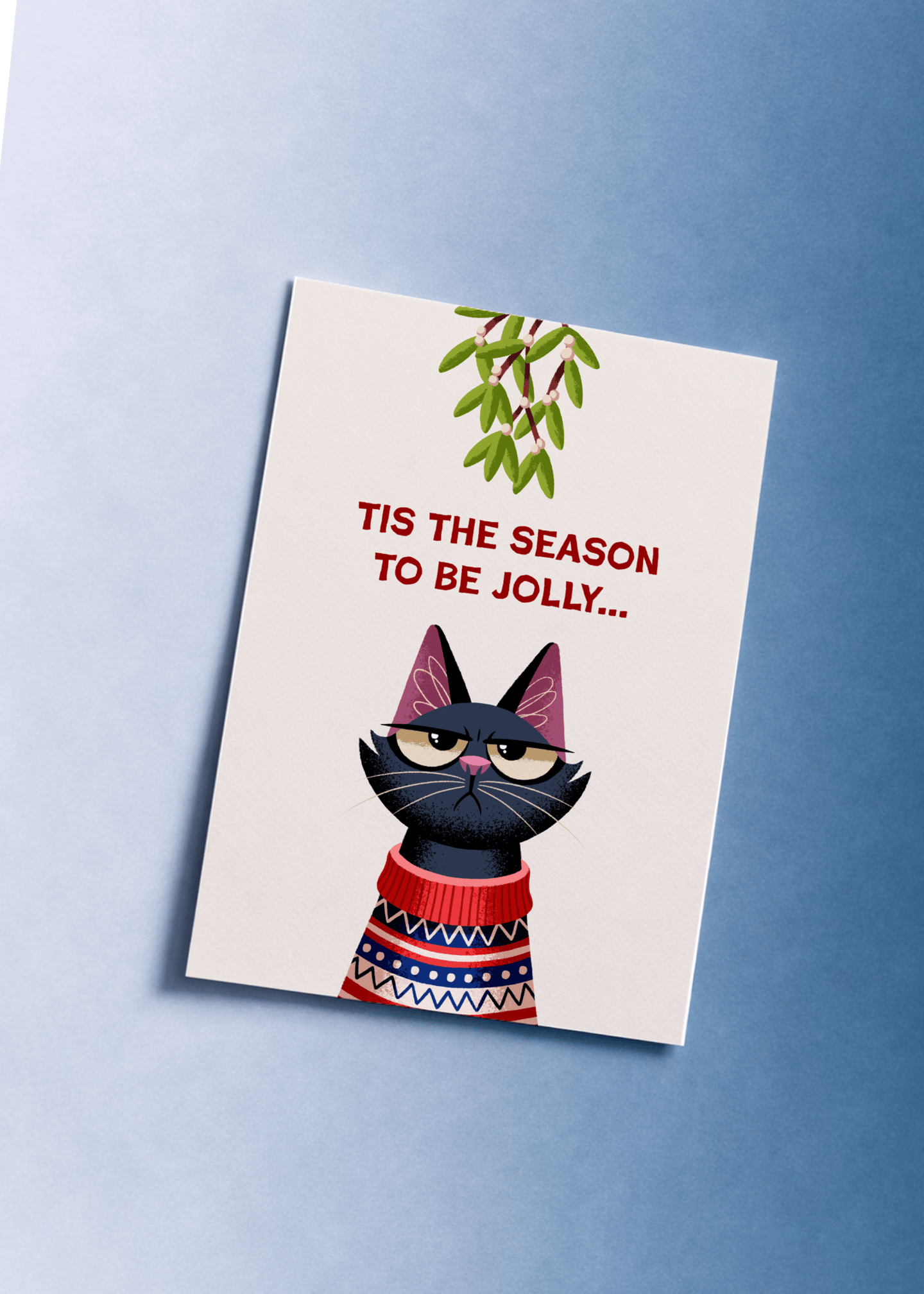 Tis the Season to Be Jolly Grumpy Cat mockup 1