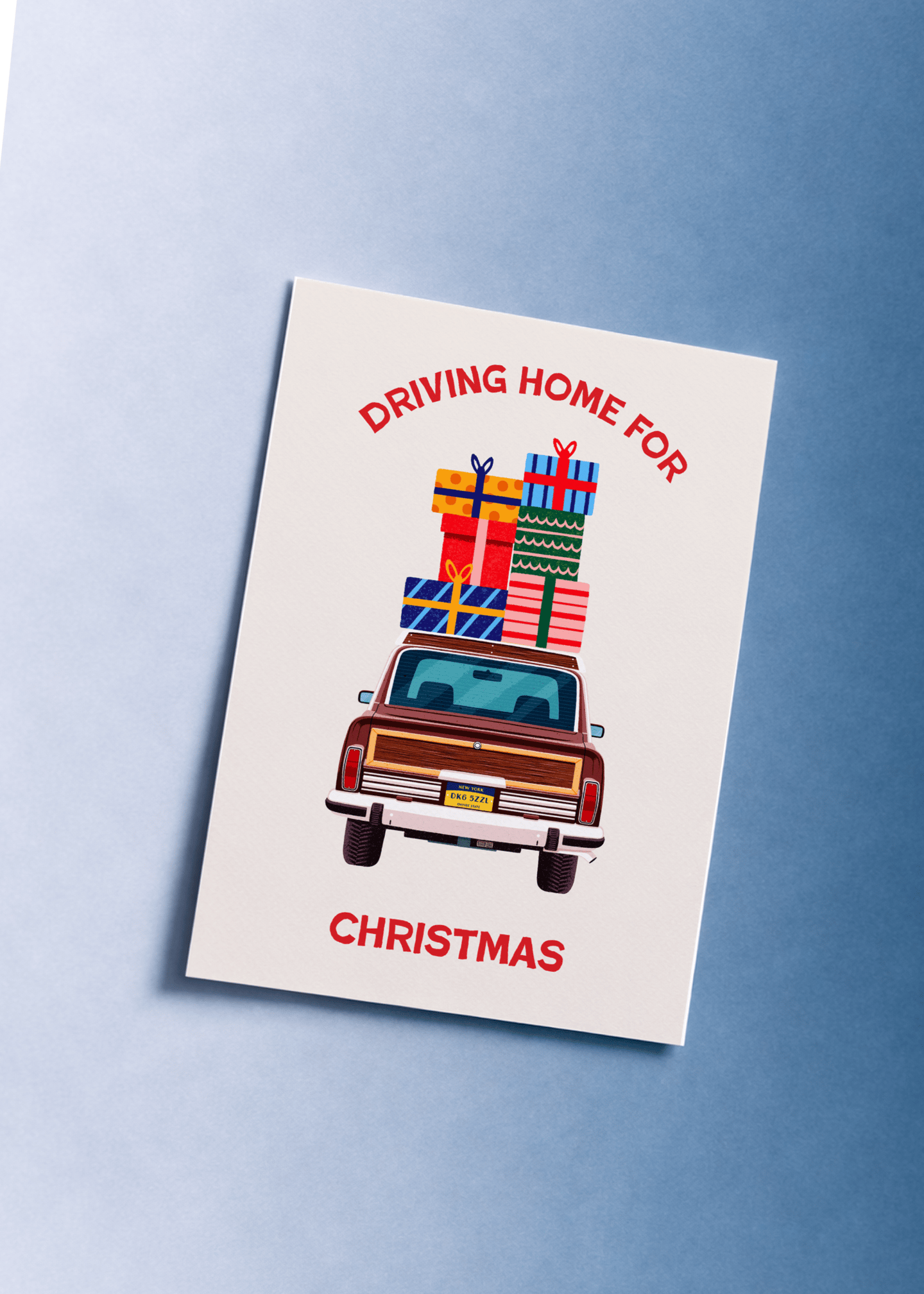 Driving Home for Christmas Road Trip mockup 1