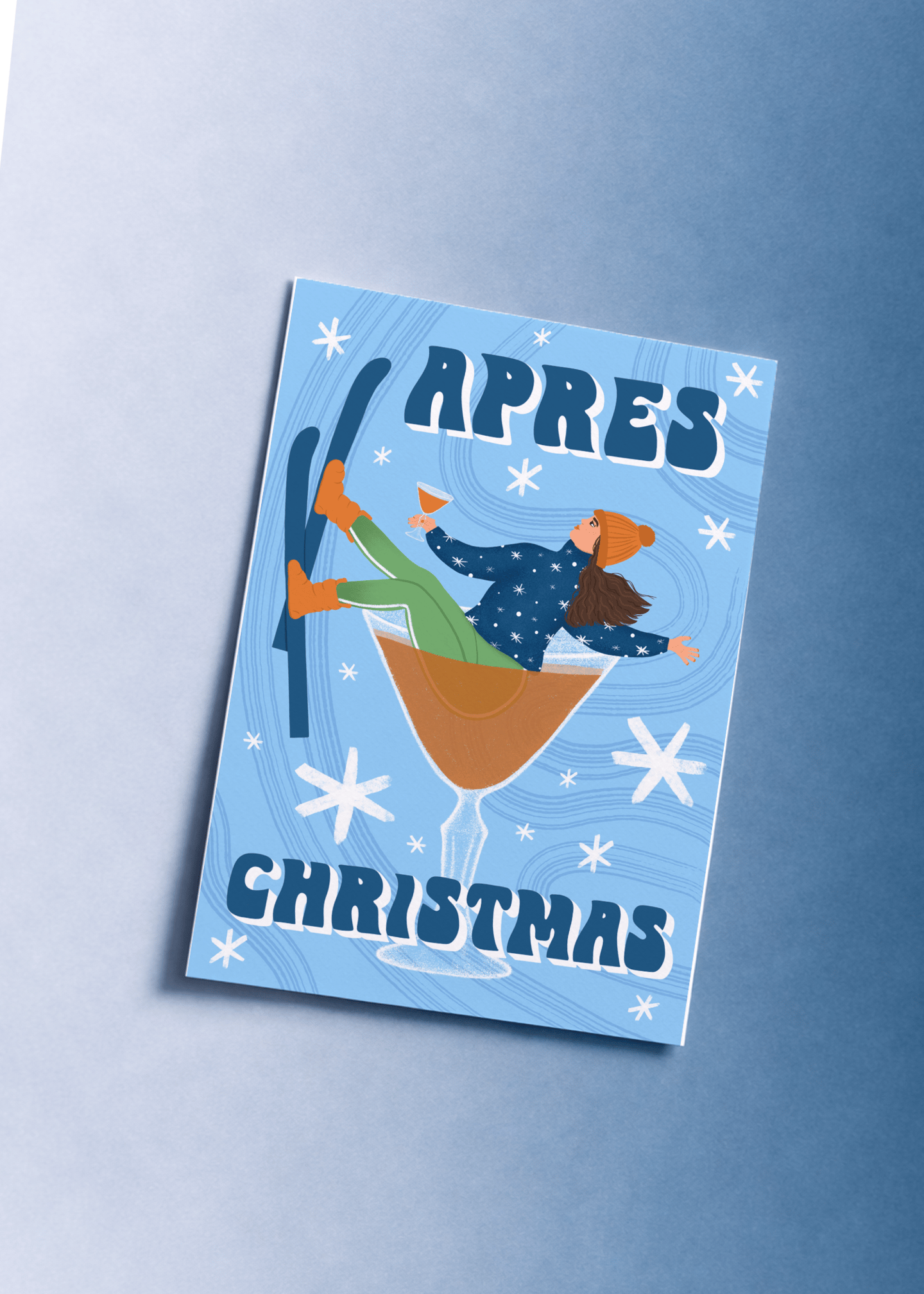 Apres Christmas Ski Cocktail mockup 1