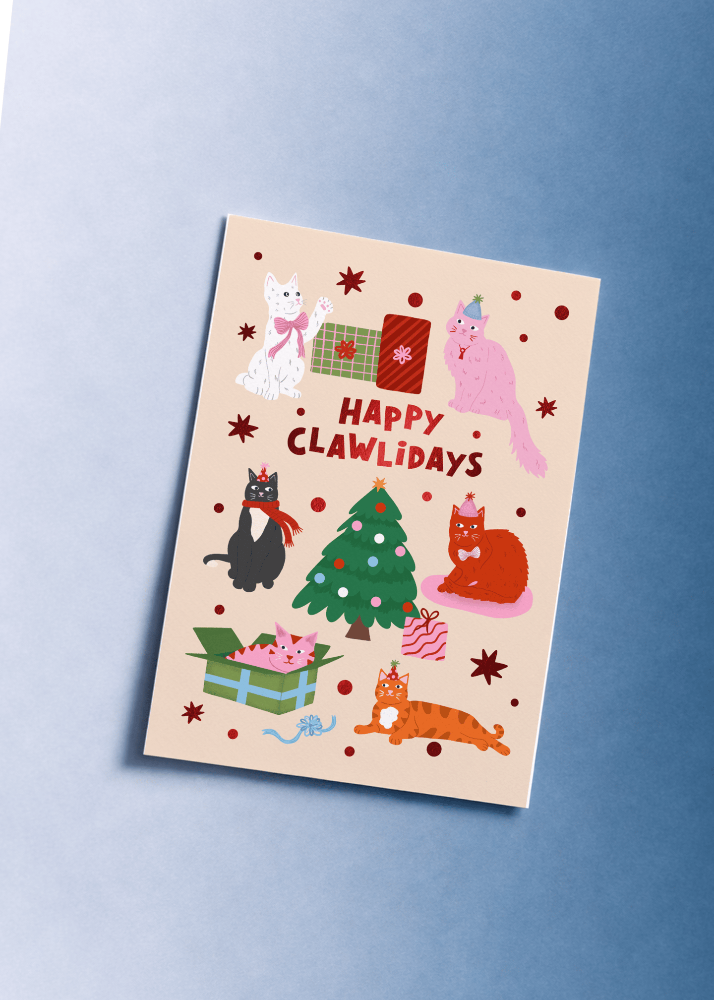 Happy Clawlidays mockup 1