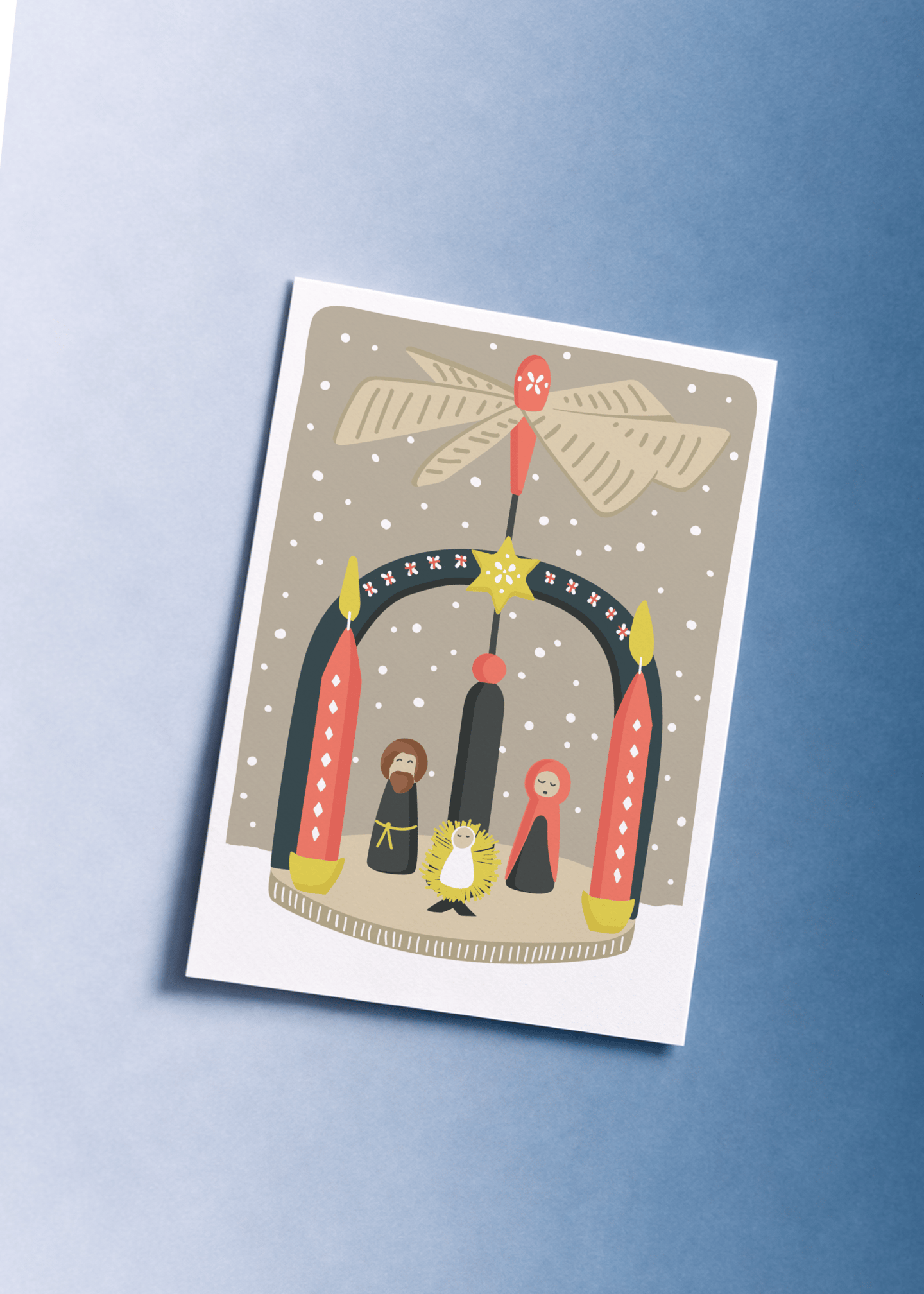 Christmas Pyramid Nativity mockup 1
