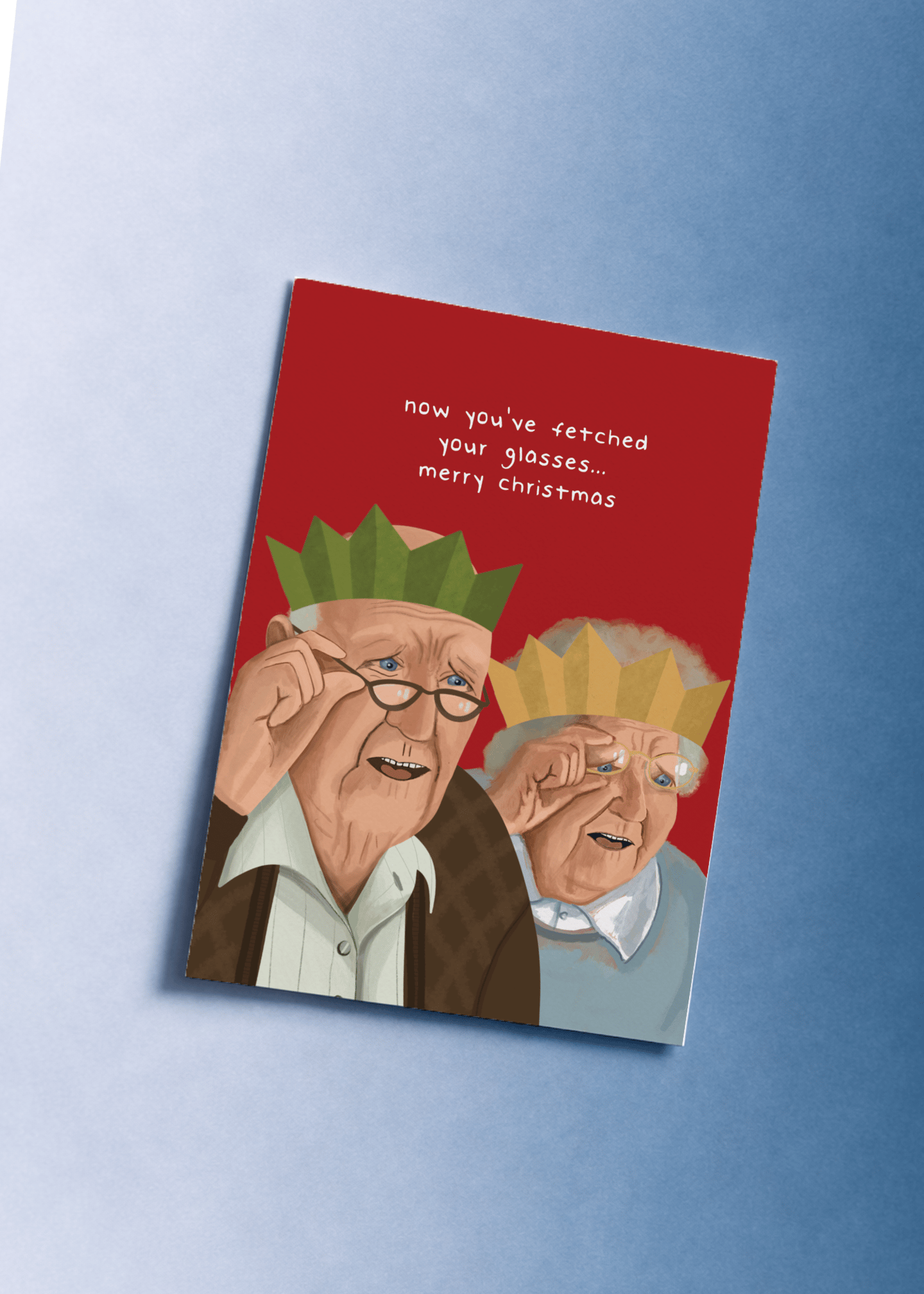 Now You've Fetched Your Glasses, Merry Christmas (Couple) mockup 1