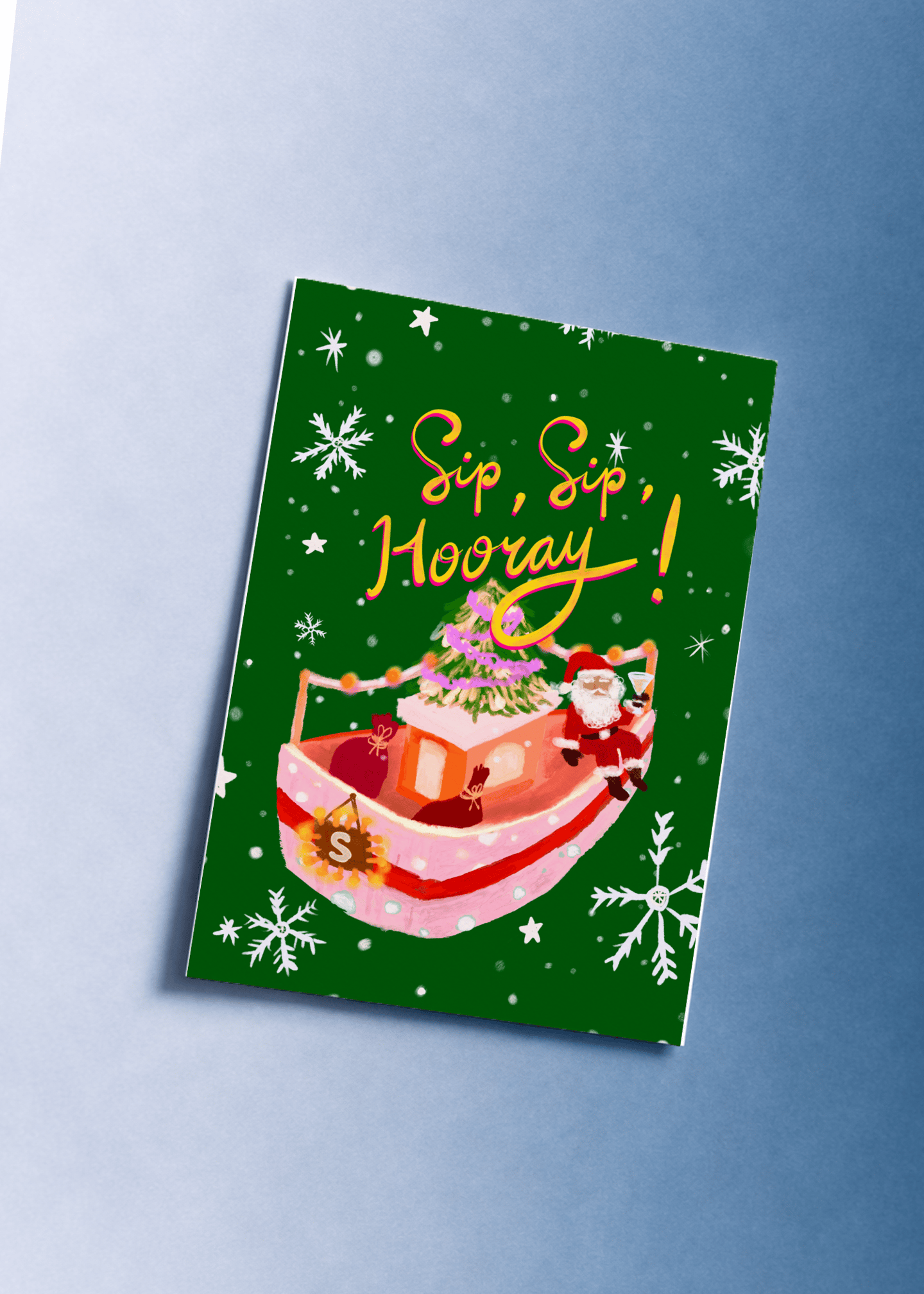Sip, Sip, Hooray! mockup 1