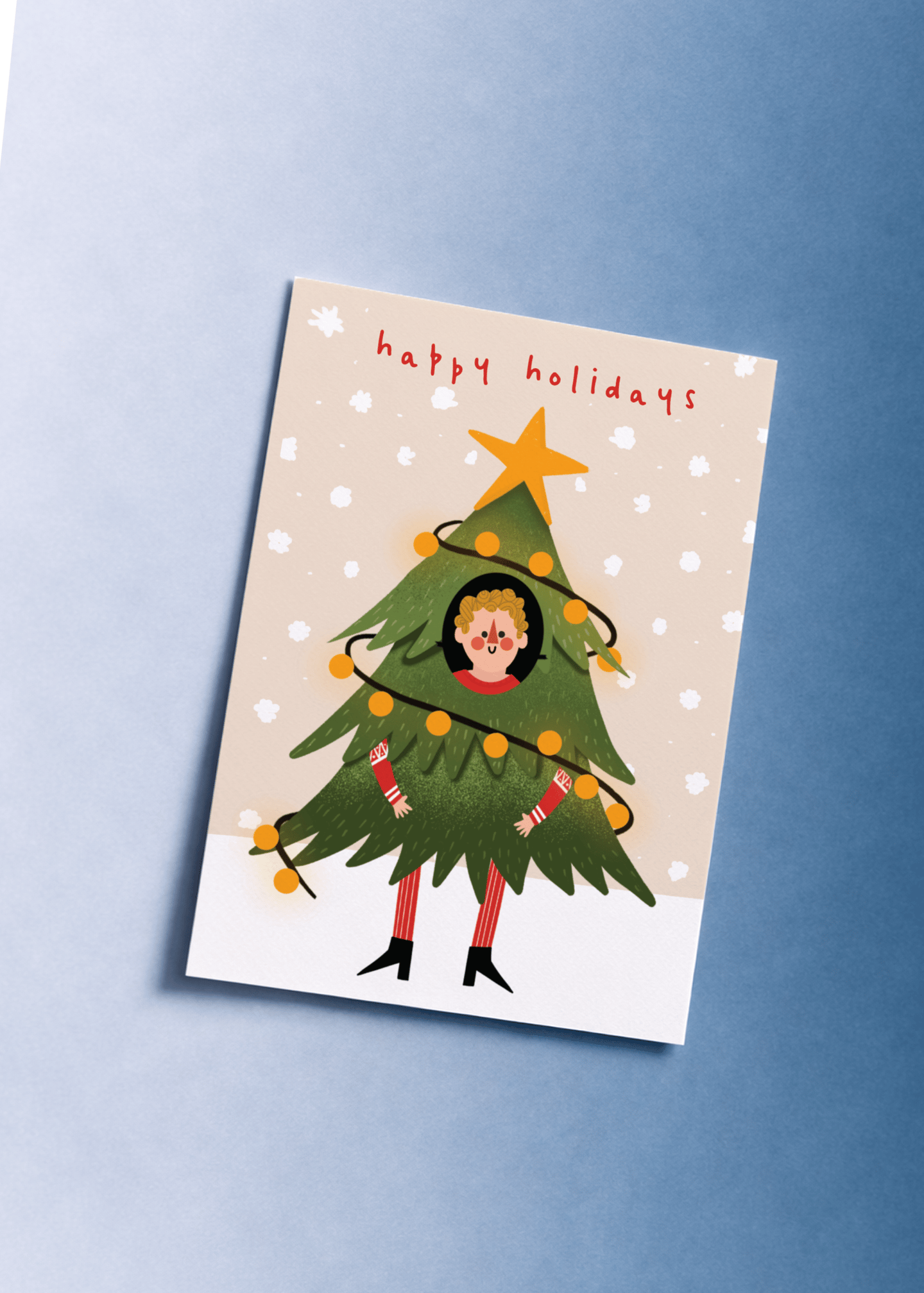 Happy Holidays Tree mockup 1