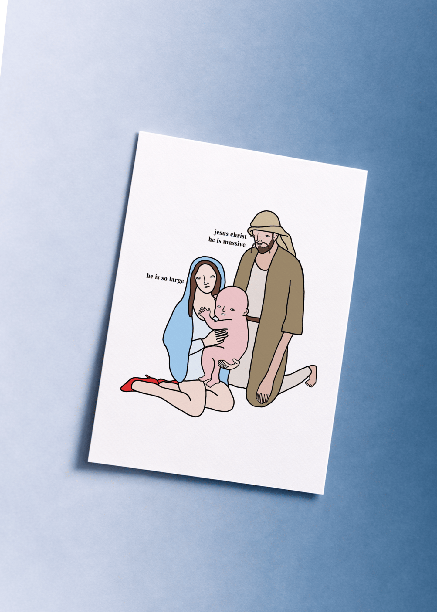 Jesus Mary Joseph mockup 1