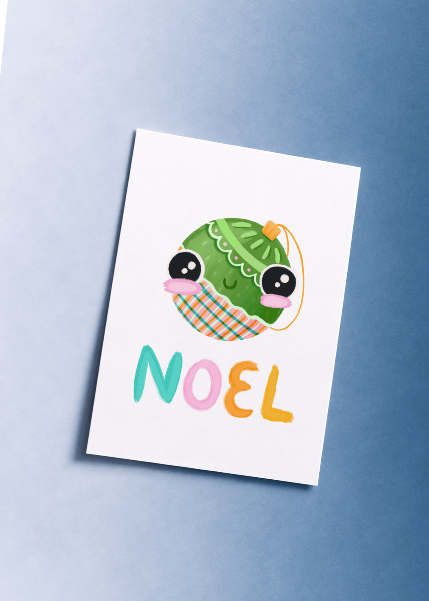 Noel Ornament mockup 1