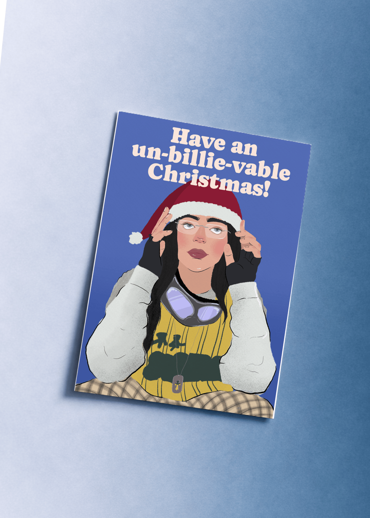 Have an Un-Billie-vable Christmas! mockup 1