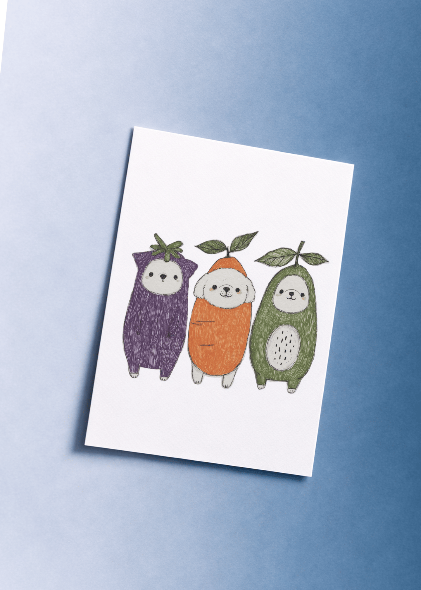different vegetable animals mockup 1