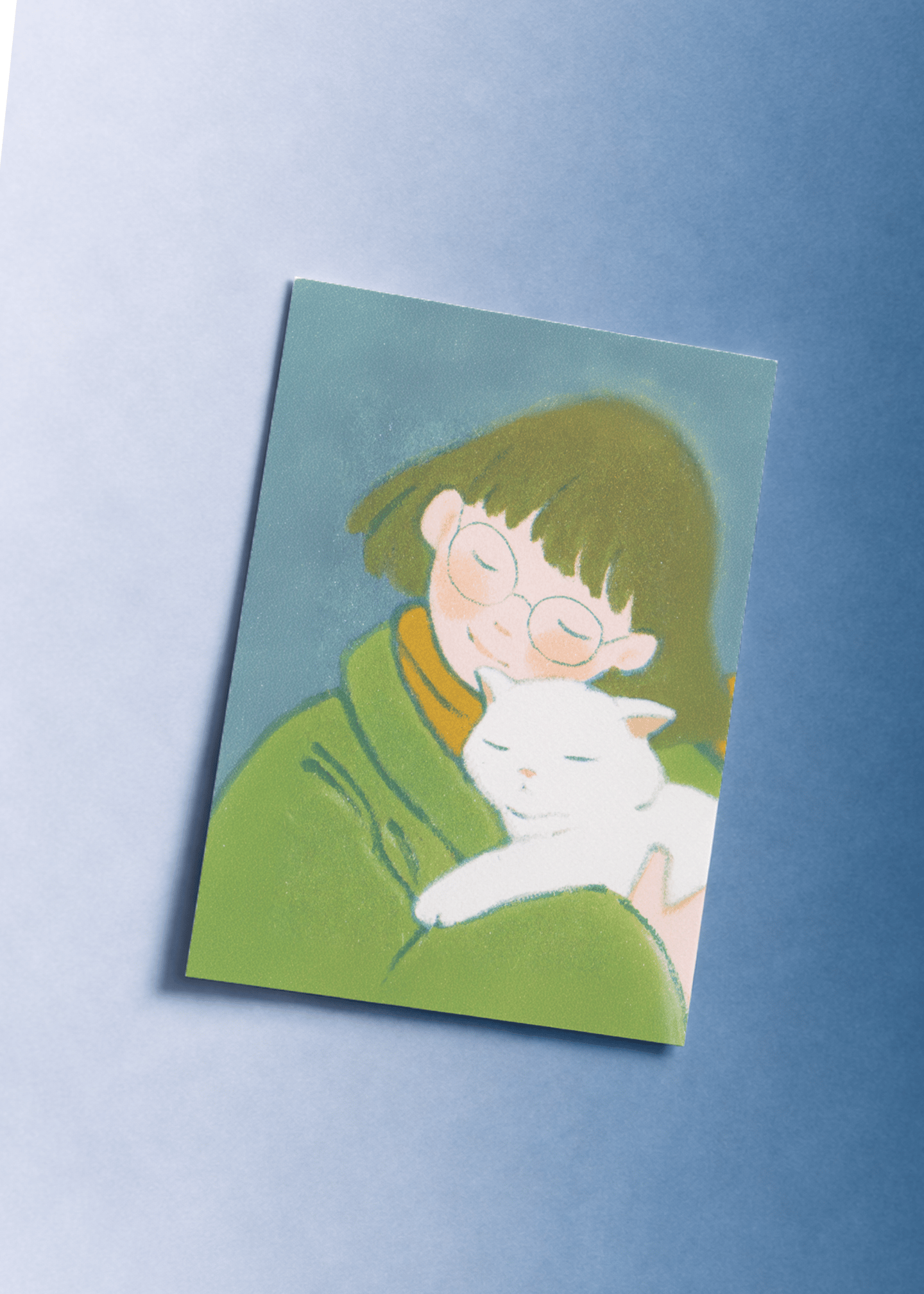 cat mom hugging mockup 1
