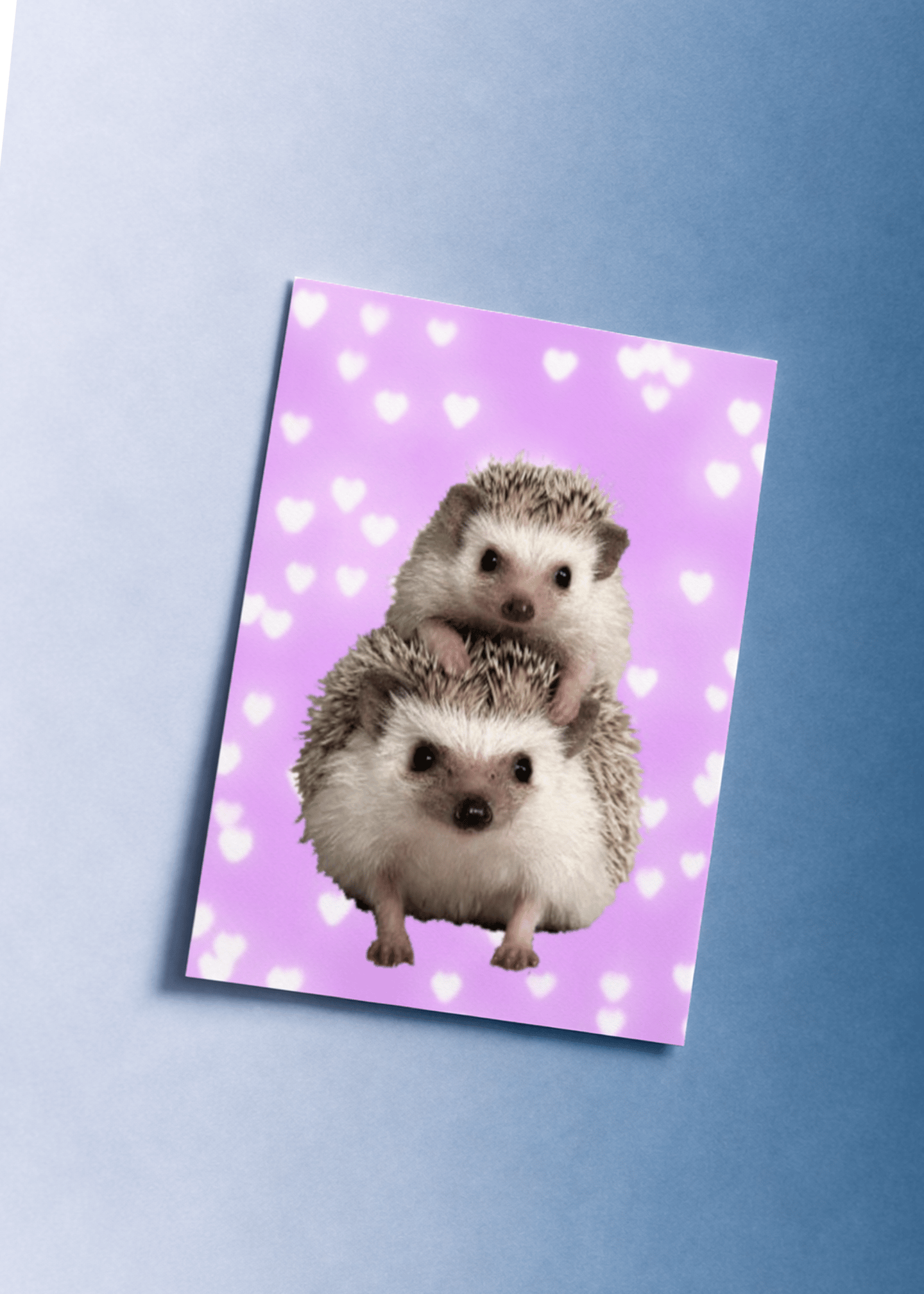 hedgehog mom and baby mockup 1