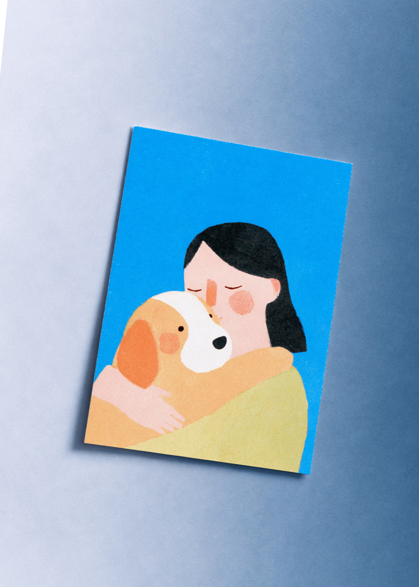 dog mom hugging mockup 1