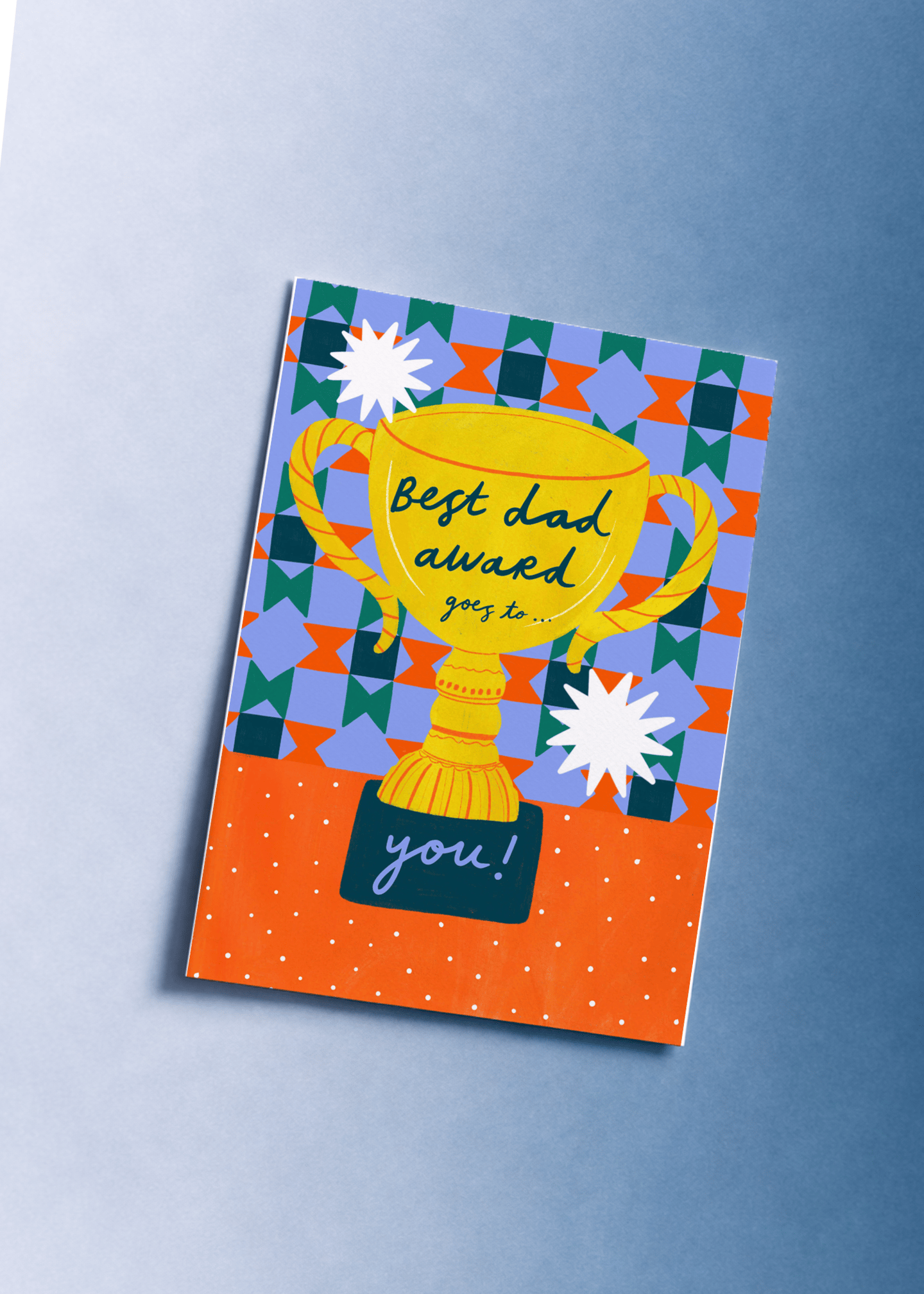 Best Dad Award Trophy mockup 1