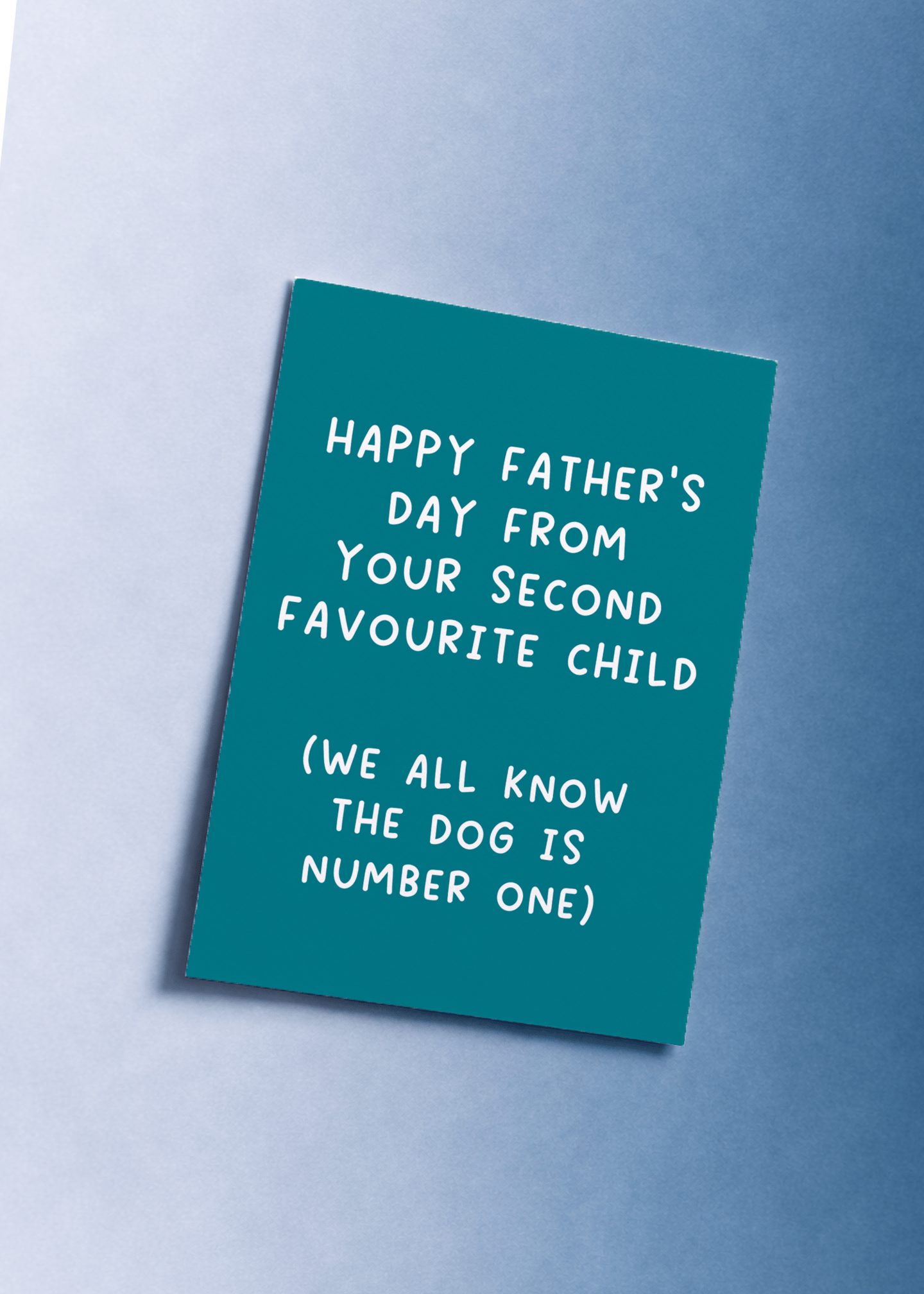 Second Favourite Child Card mockup 1