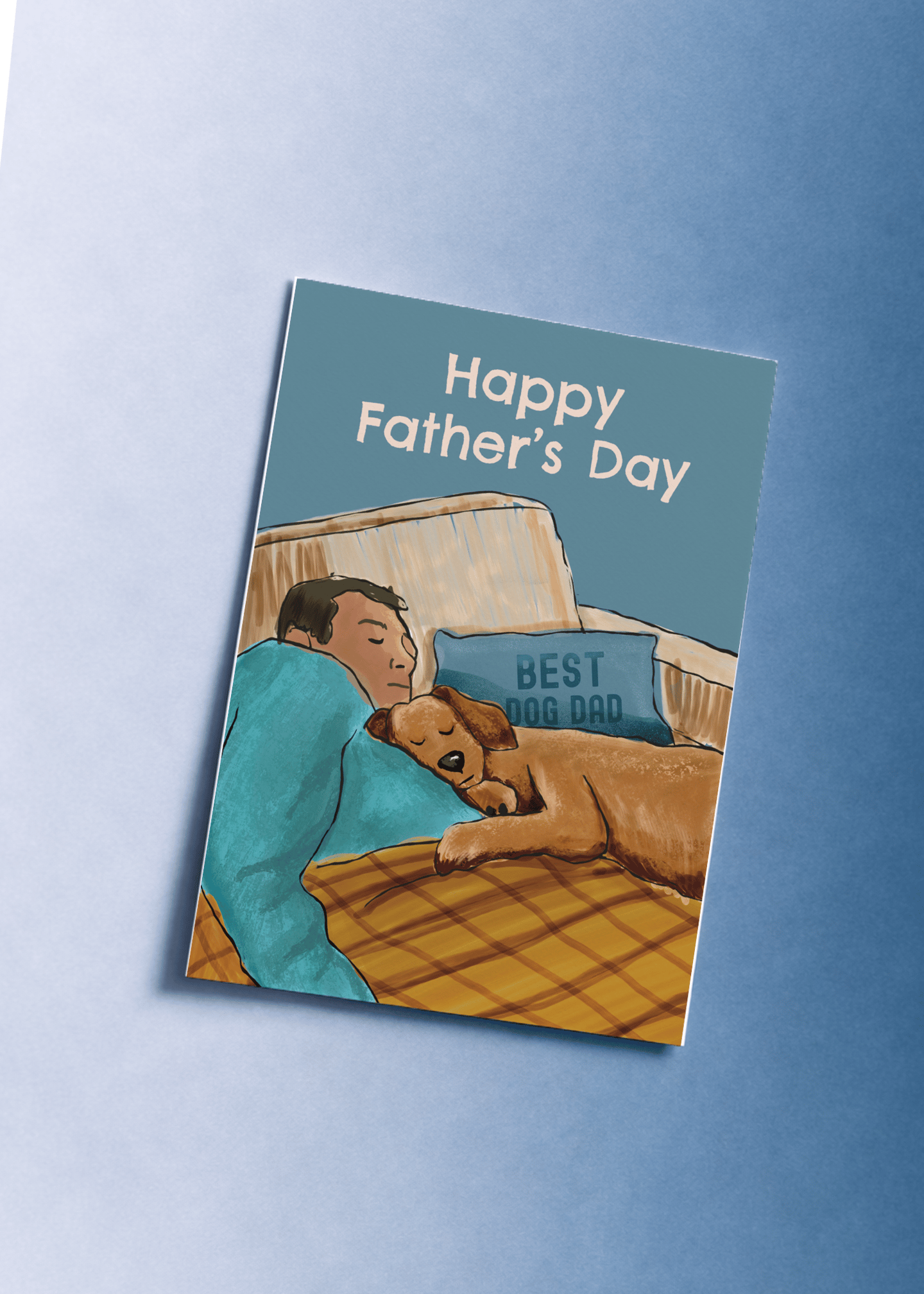 Best Dog Dad Father's Day mockup 1