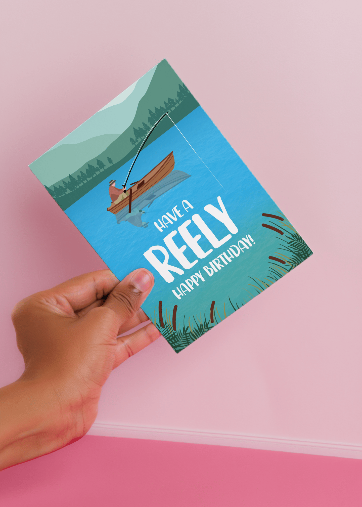 Have a Reely Happy Birthday mockup 4