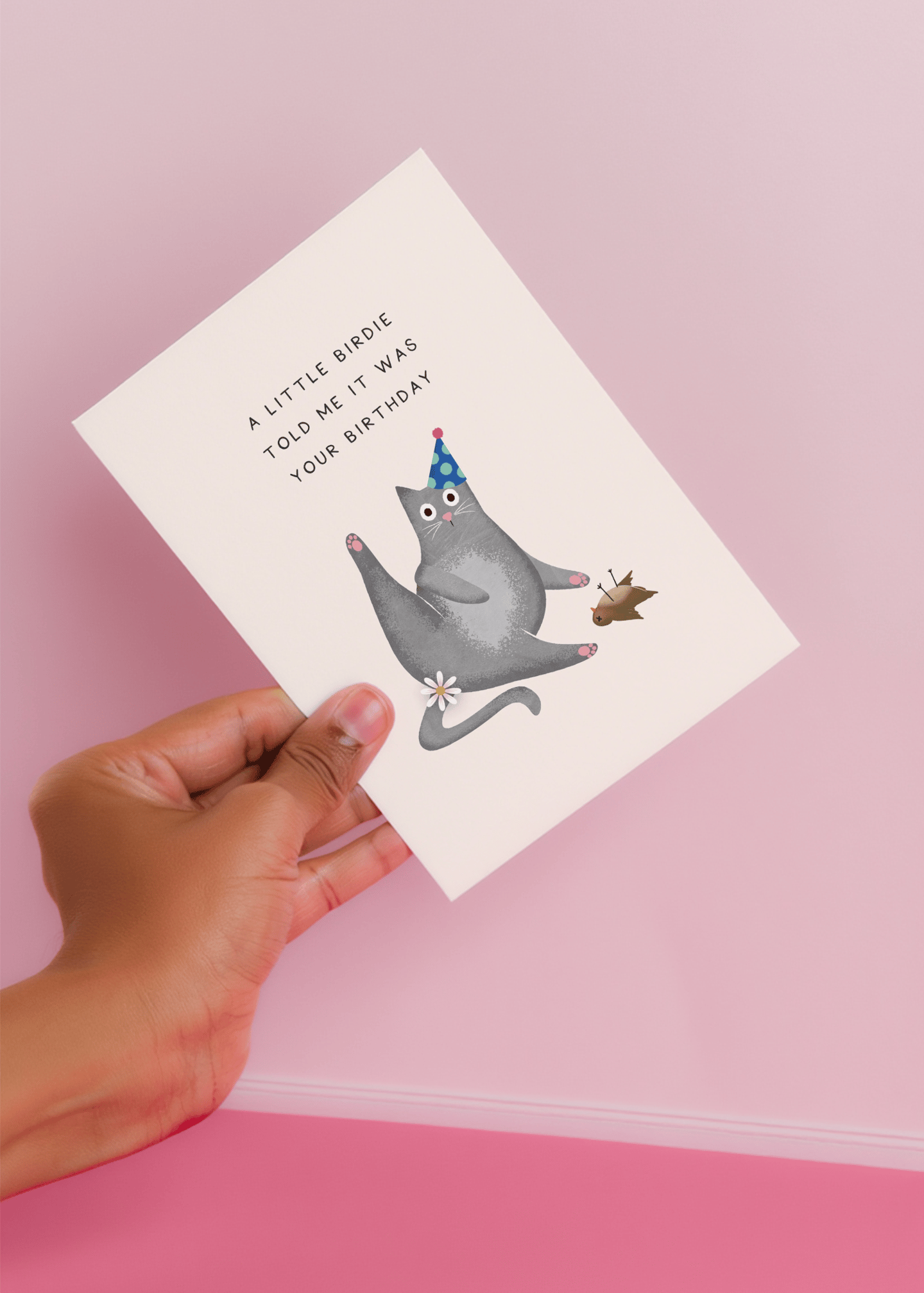 A Little Birdie Told Me It Was Your Birthday mockup 4