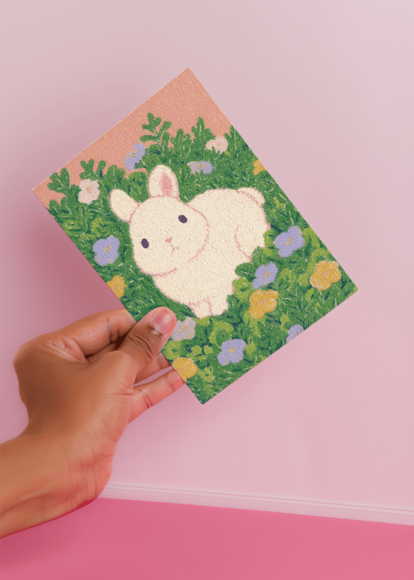 rabbit in bush mockup 4