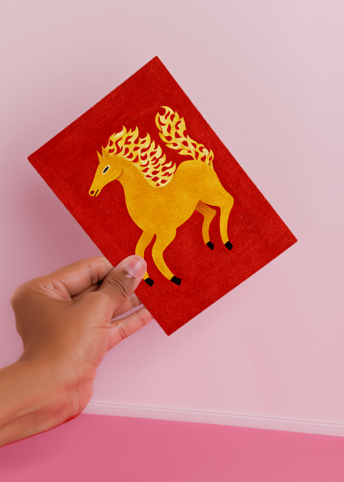 Fiery Horse of Good Fortune mockup 4