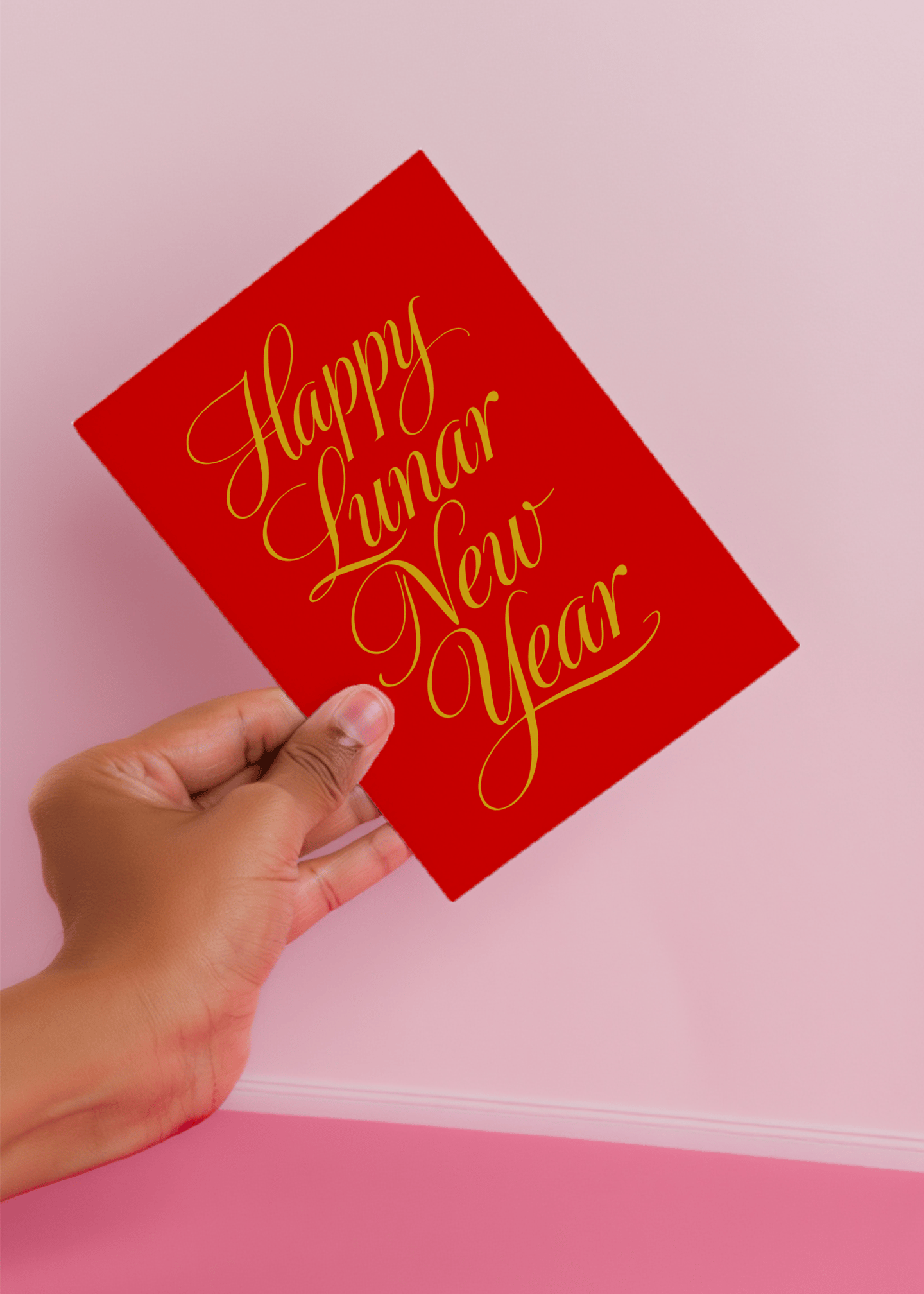 Elegant Lunar New Year Wishes mockup 4