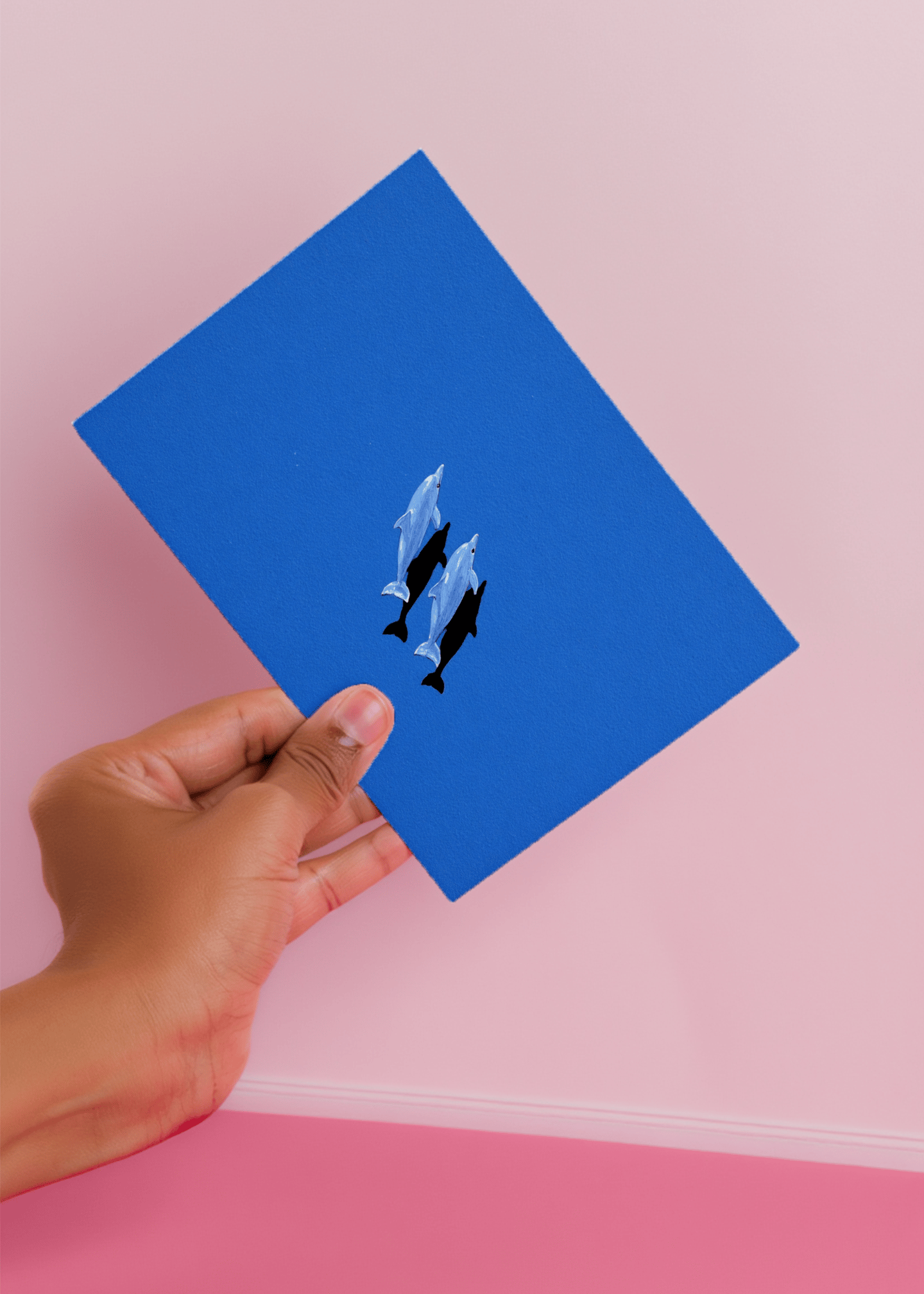Ocean Blue Dolphin Duo mockup 4
