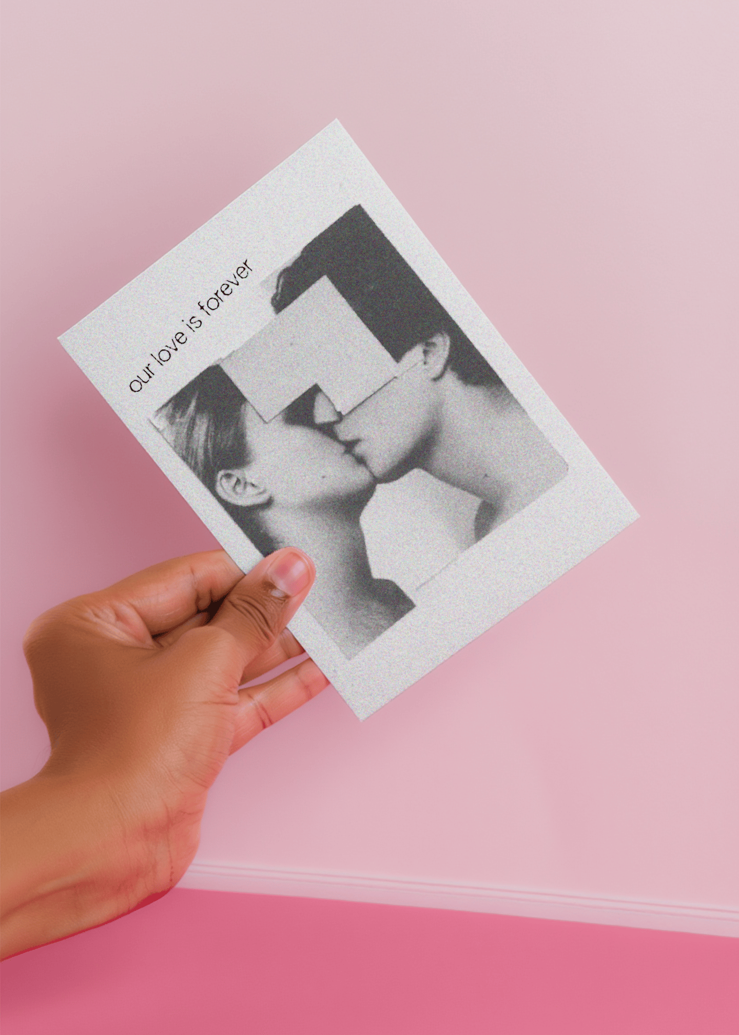 Our Love is Forever Card mockup 4
