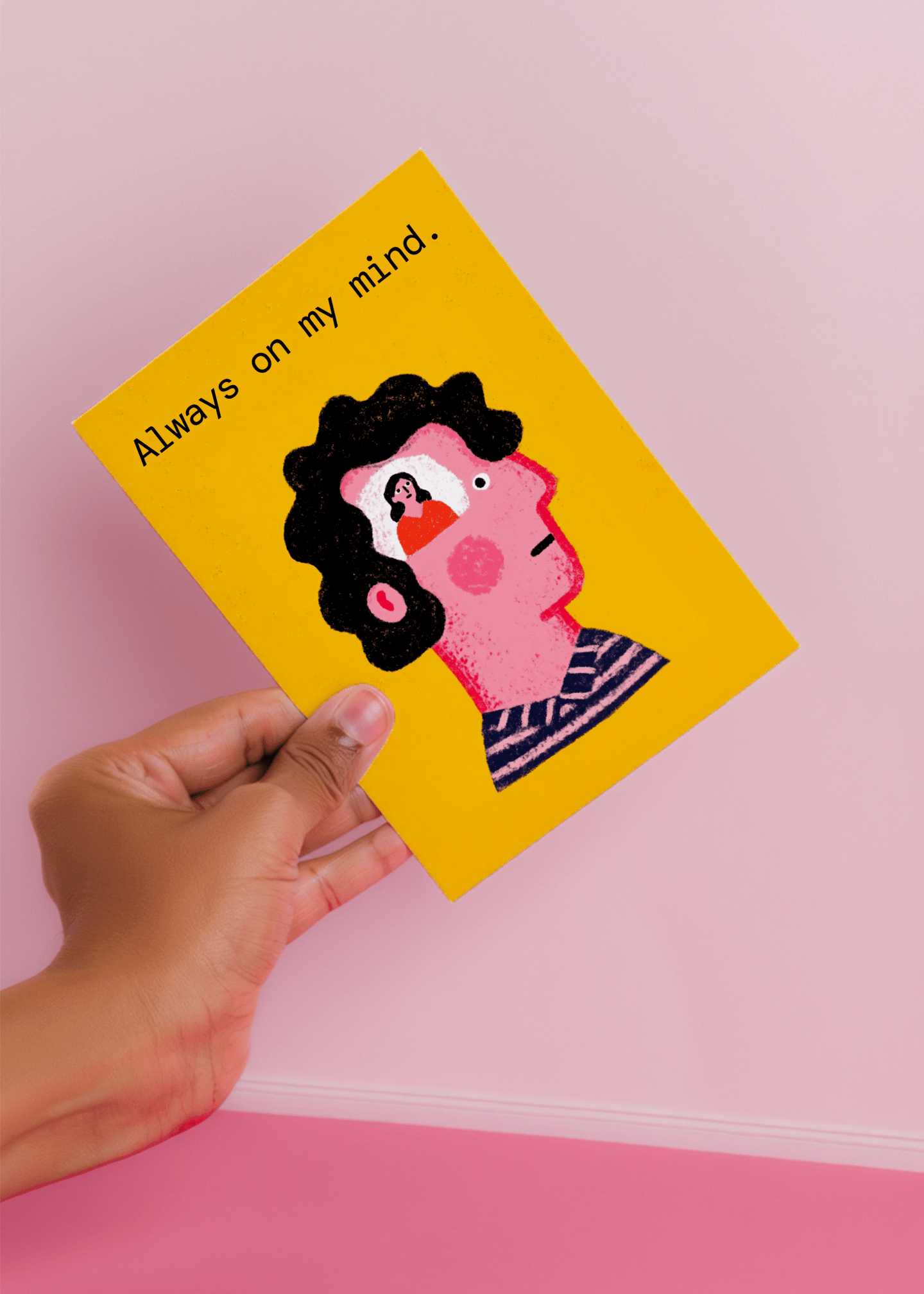 Always on My Mind Card mockup 4