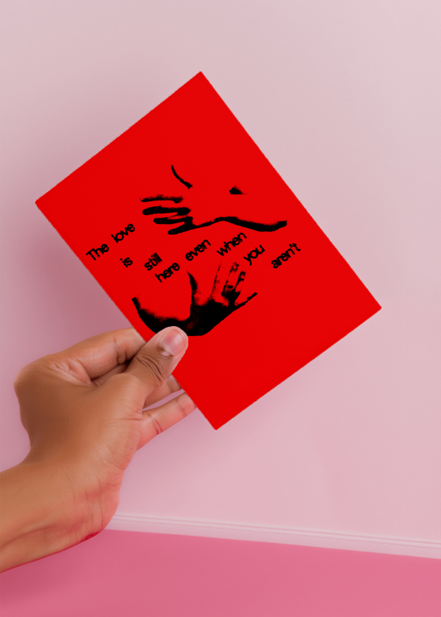 Love Across Distance Card mockup 4