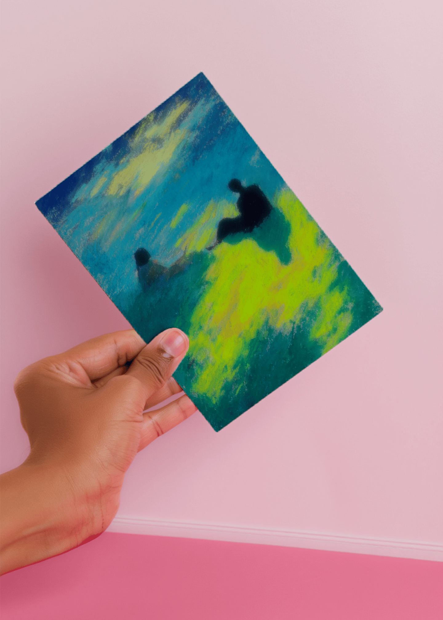 Sunset Silhouettes Card mockup 4