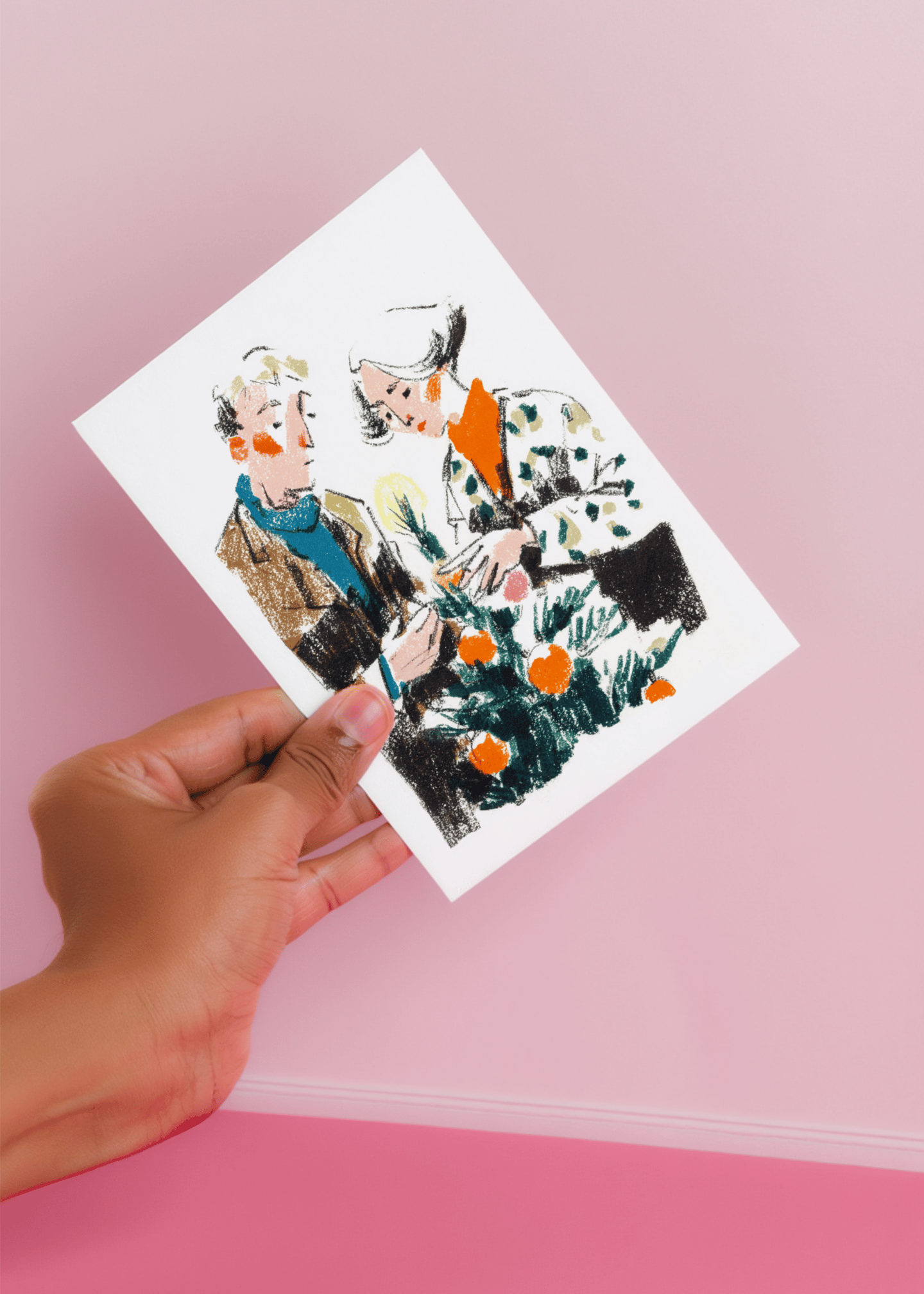 Cozy Holiday Moments Card mockup 4