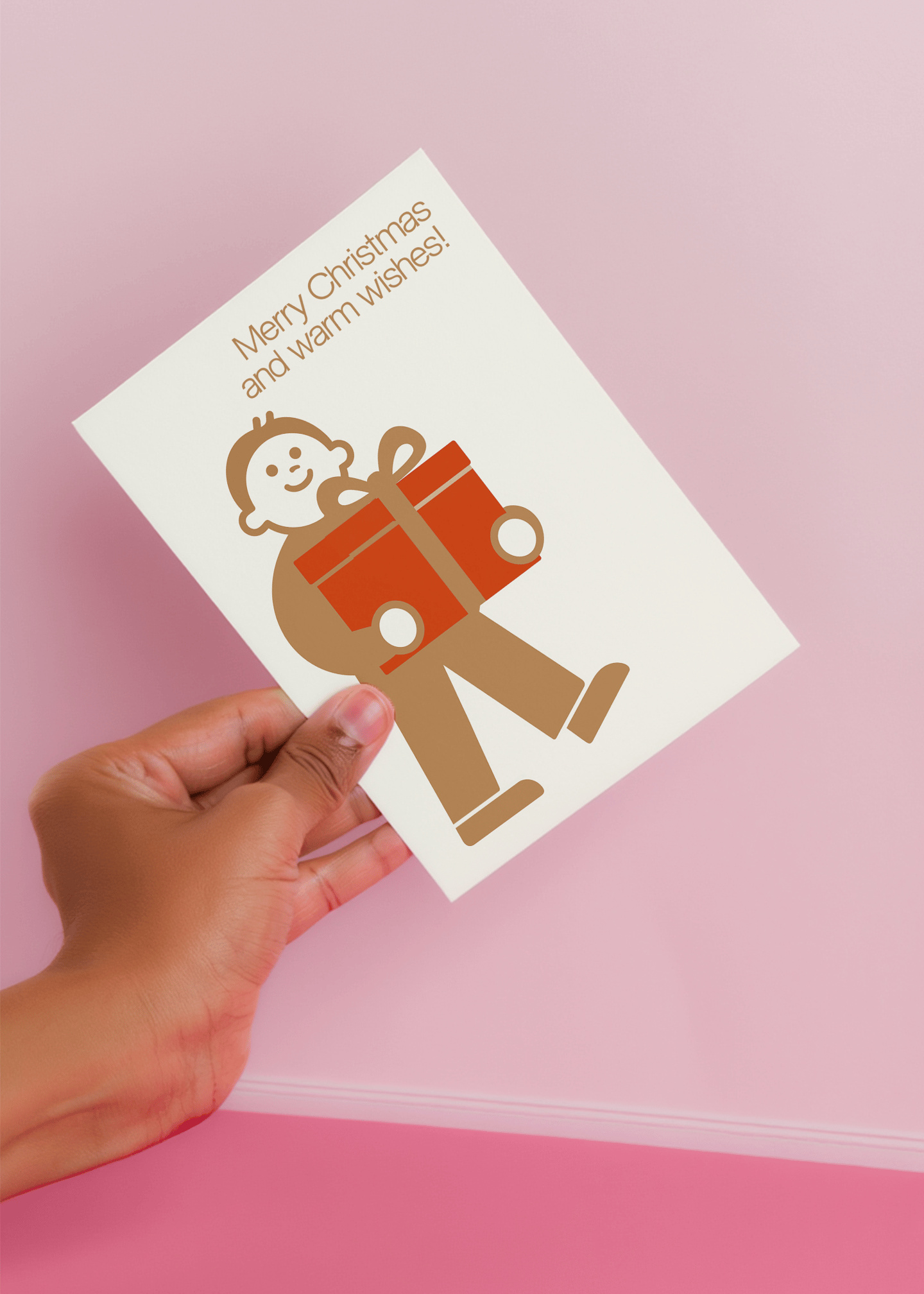 Festive Cheer Christmas Card mockup 4