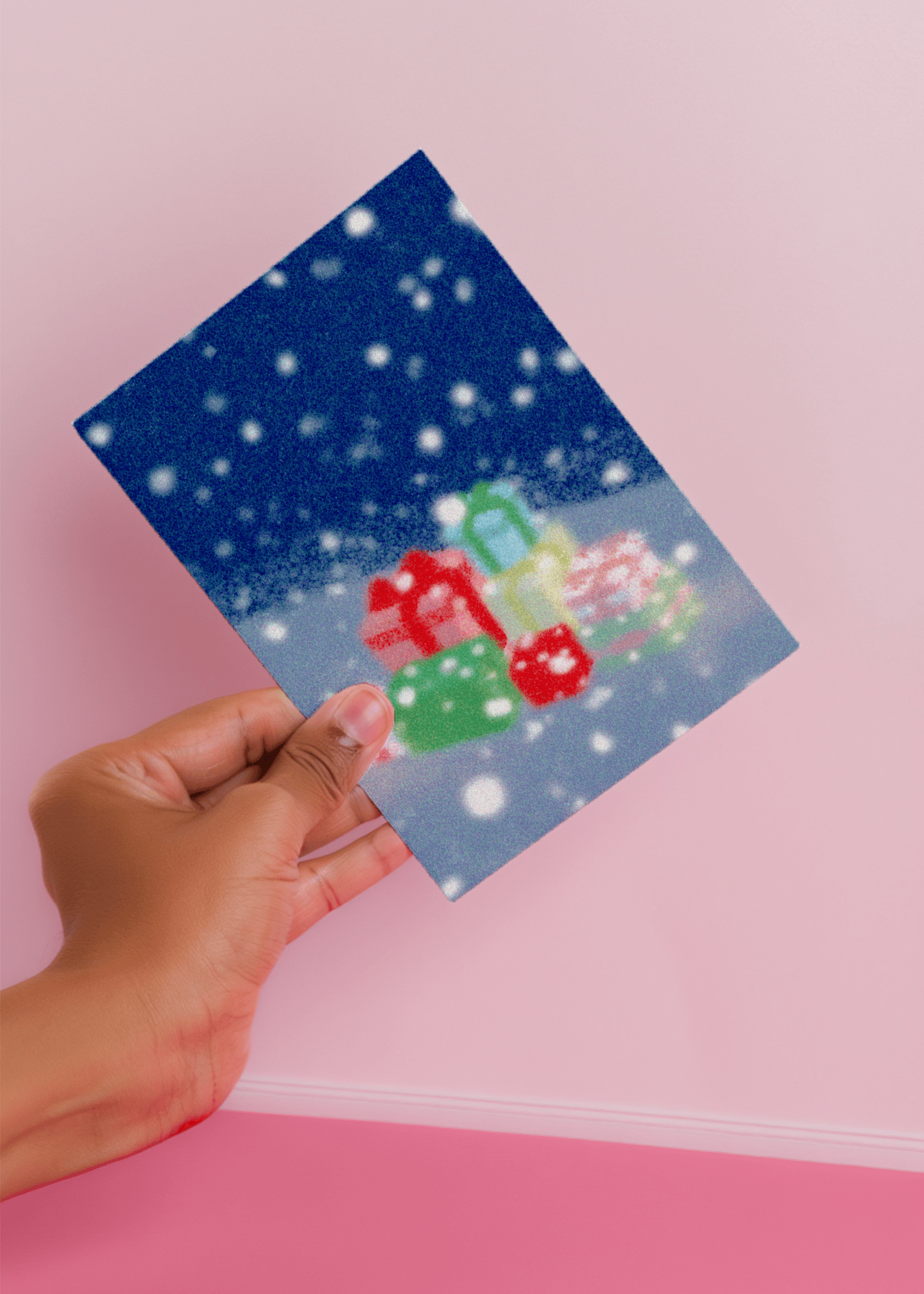 Snowy Gift Wonderland mockup 4