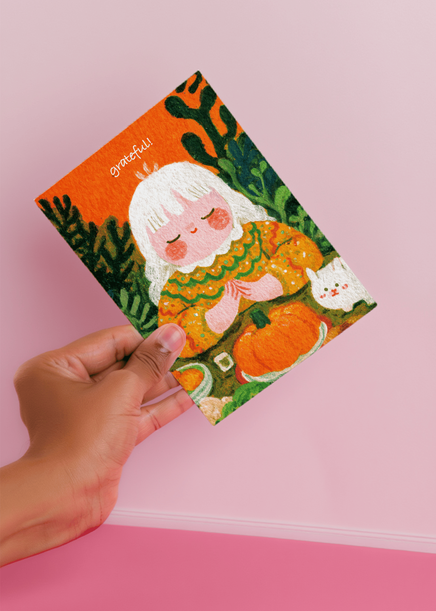 Grateful Harvest Greetings mockup 3