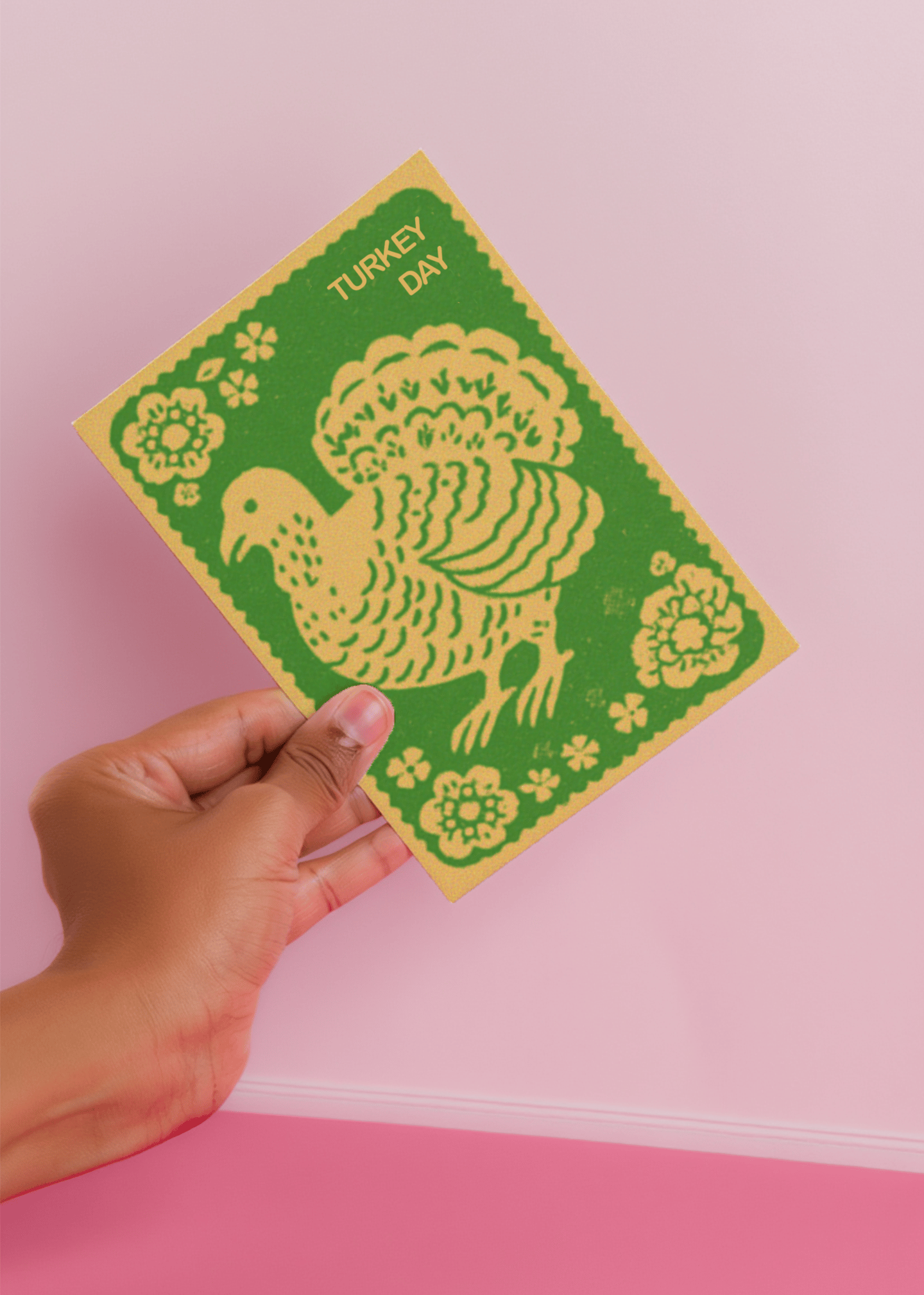 Charming Turkey Day Greetings mockup 4