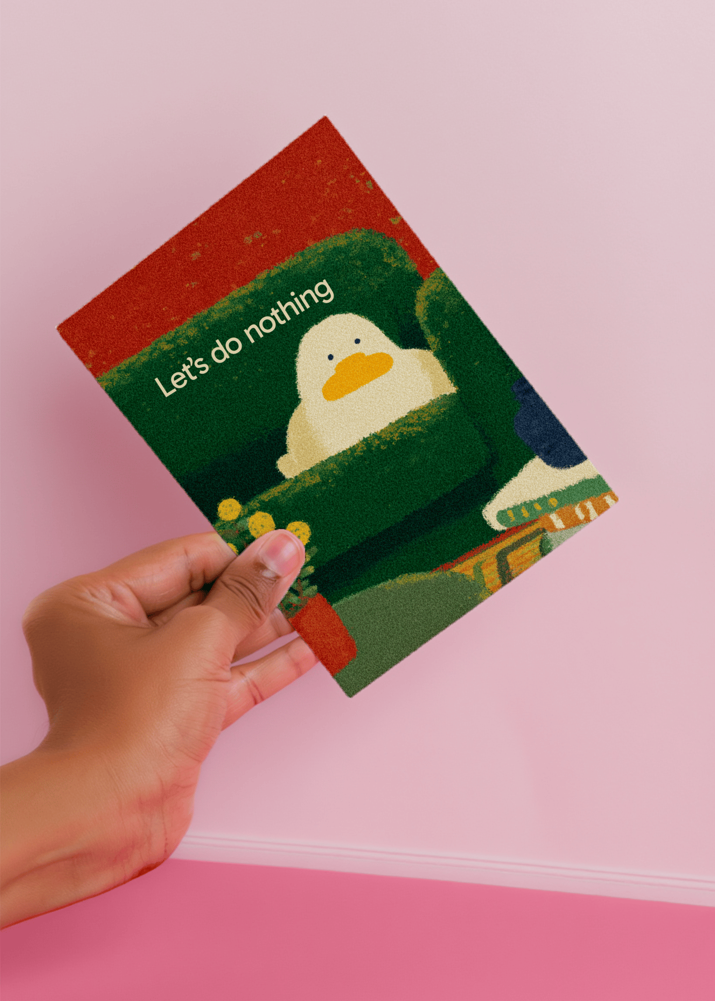 Lazy Day Vibes Card mockup 4
