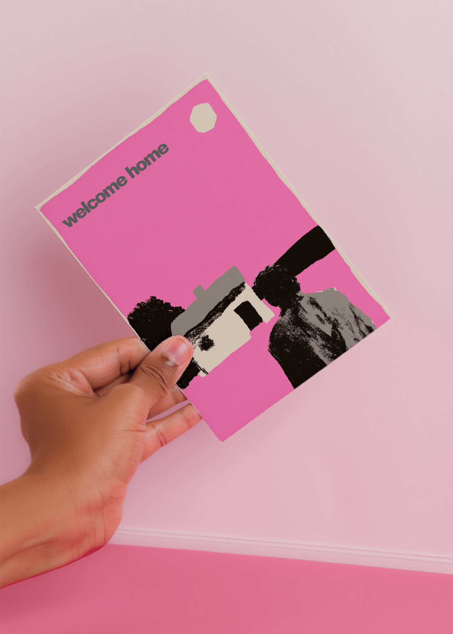 Welcome Home Greeting Card mockup 4