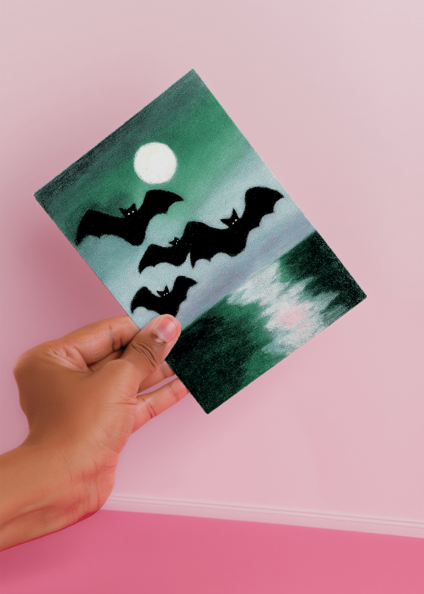 Moonlit Bat Flight mockup 4