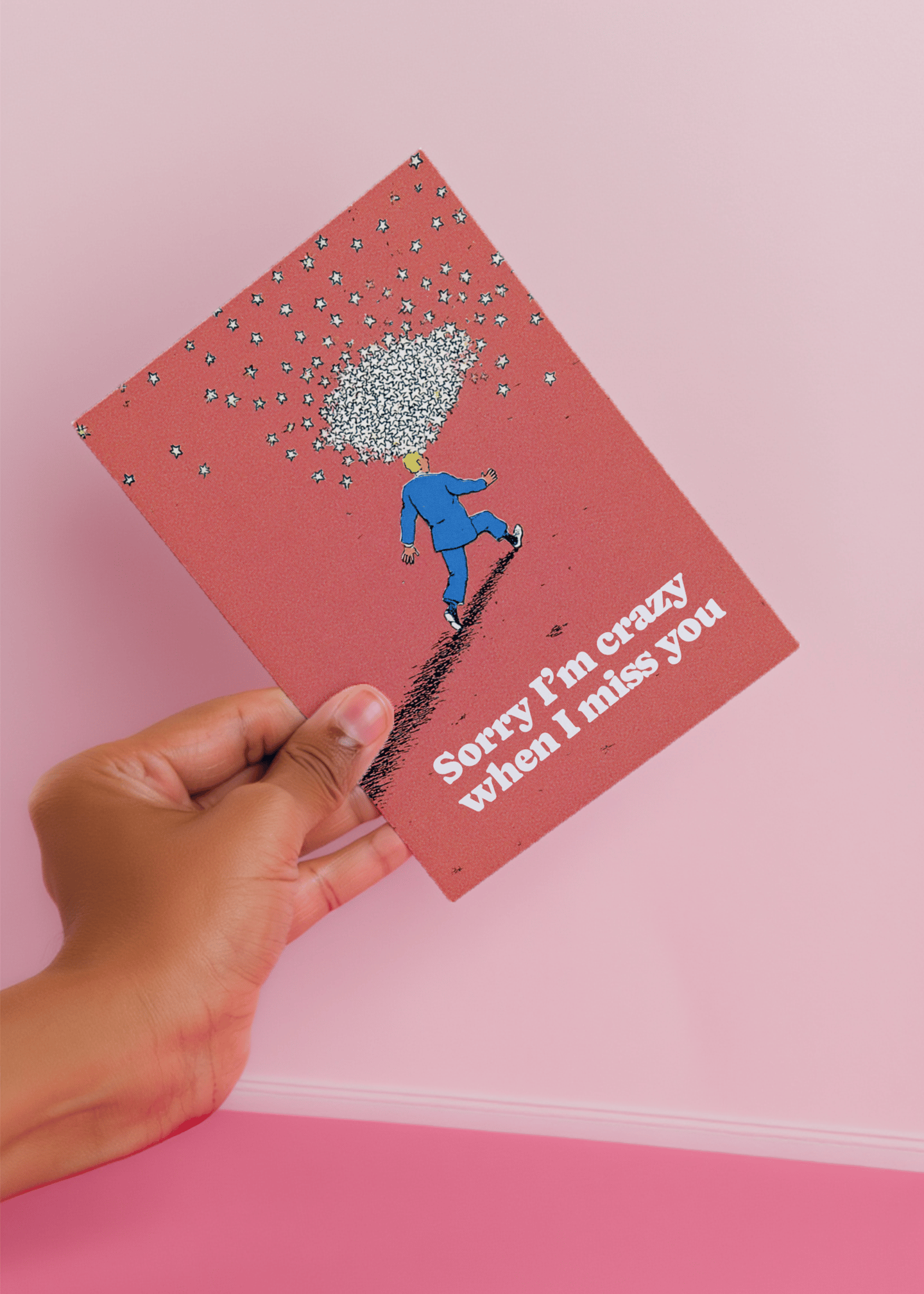 Missing You Madness Card mockup 4